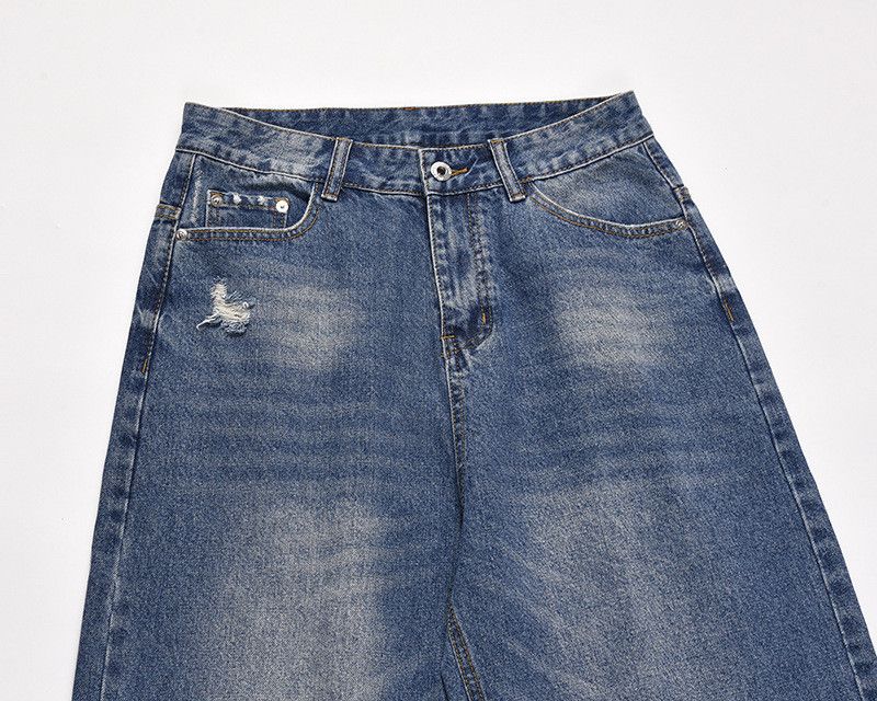 Vintage Men's American Vintage Loose-Fit Washed Blue Jeans Size US 32 / EU 48 - 3 Thumbnail