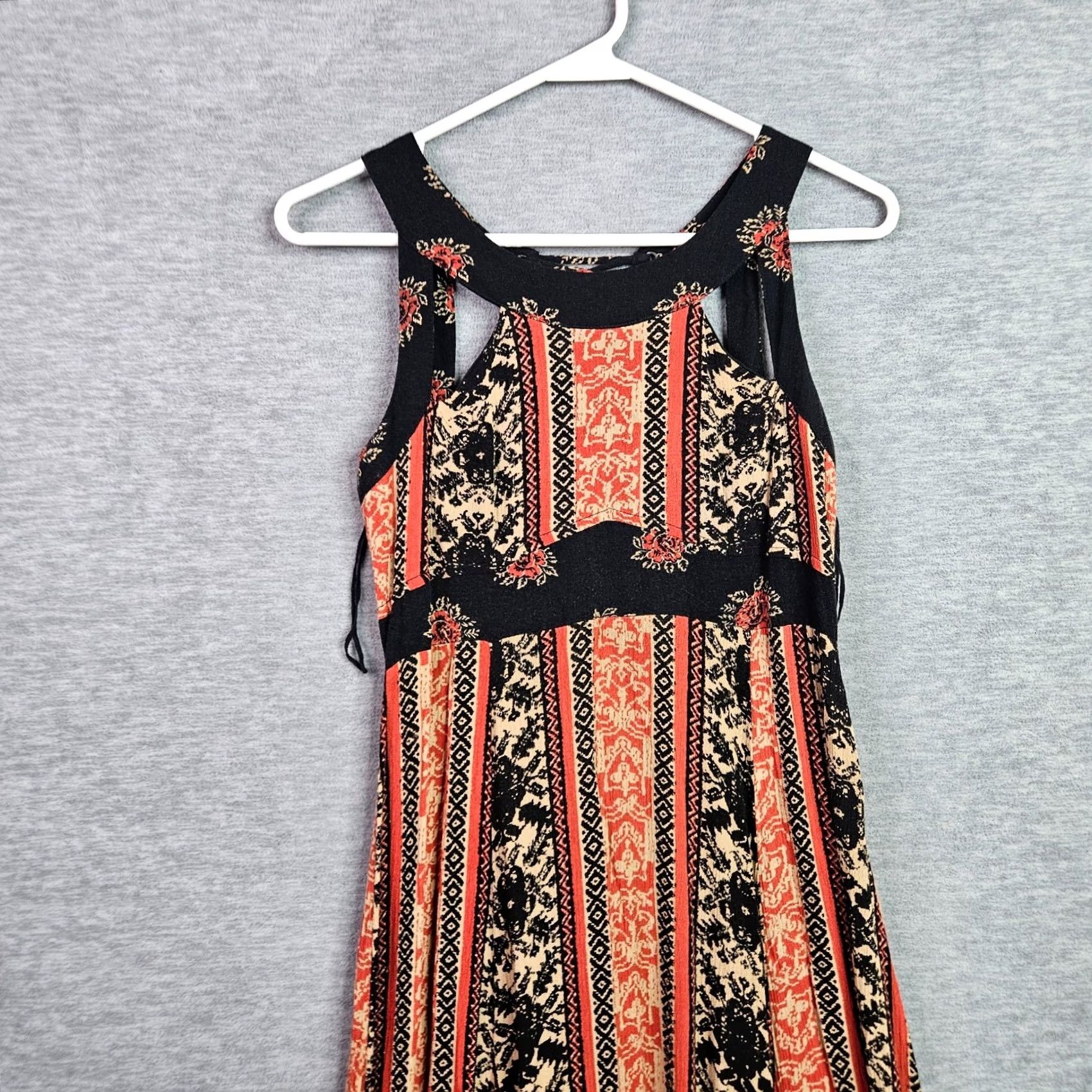 Free People Free People Maxi Women’s Dress Size 0 Colorful Multicolor A-Line Sleeveless Round Neck Casual 4 Seasons Womens Size XS / US 0-2 / IT 36-38 - 5 Thumbnail