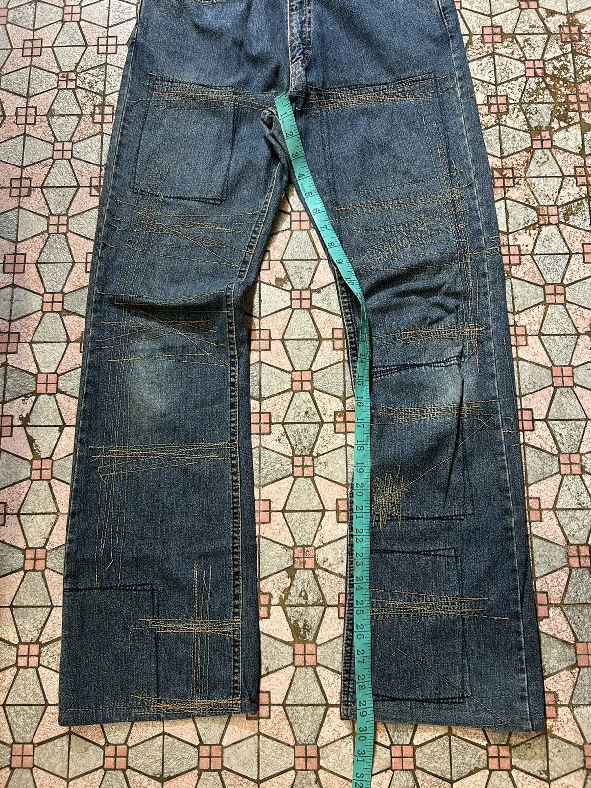 Hysteric Glamour Hysteric Glamour Patchwork Kinky Jeans Size US 27 - 21 Thumbnail