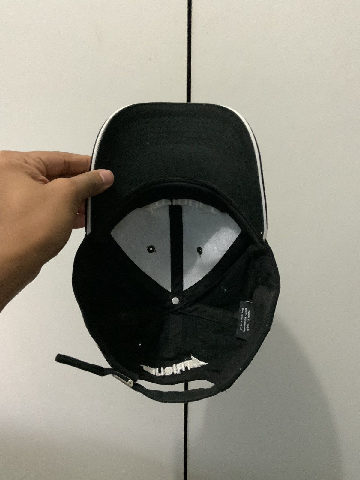 Japanese Brand Trioliet Spellout Black Hat Size ONE SIZE - 7 Thumbnail