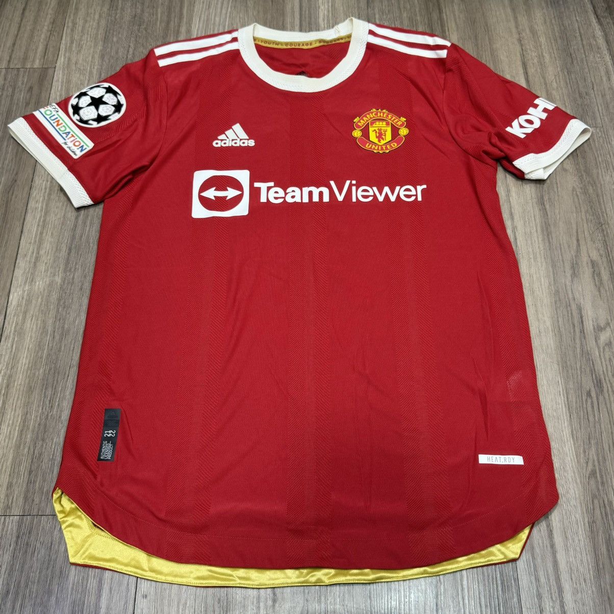 Adidas Manchester united 21/22 player issue shirt #11 greenwood Size US M / EU 48-50 / 2 - 1 Thumbnail