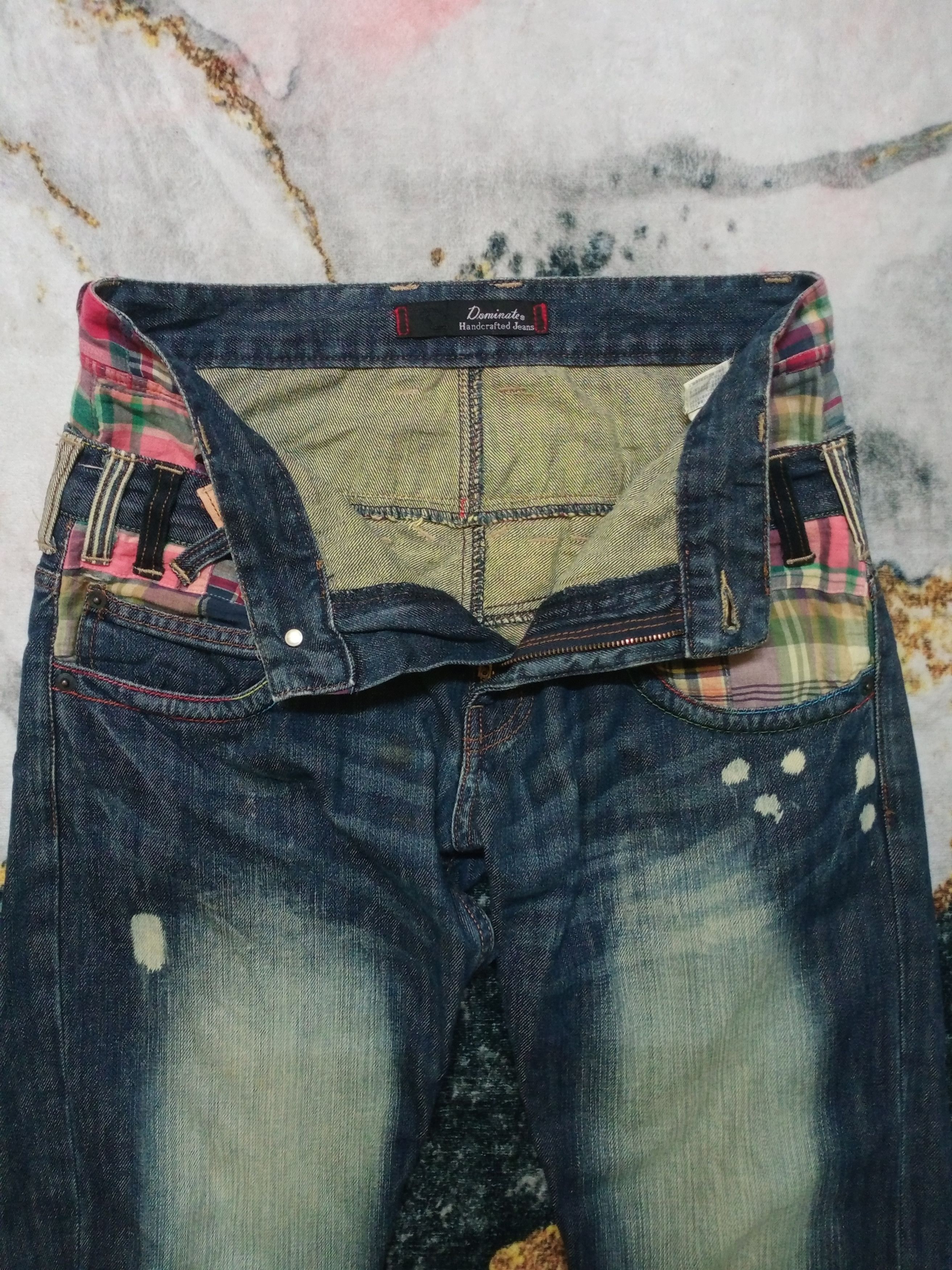 Hysteric Glamour Dominate Handcrafted Jeans Must Double Waist Denim Pants Size US 30 / EU 46 - 13 Thumbnail