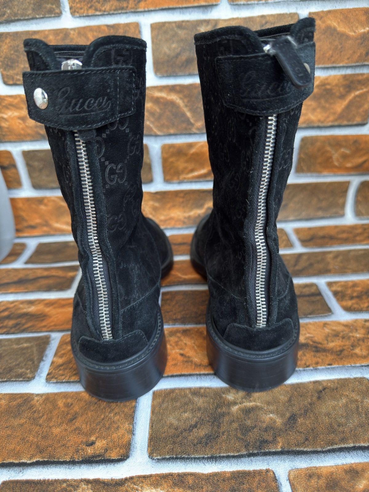 Gucci Suede Gg biker boots Size US 9 / IT 39 - 13 Thumbnail