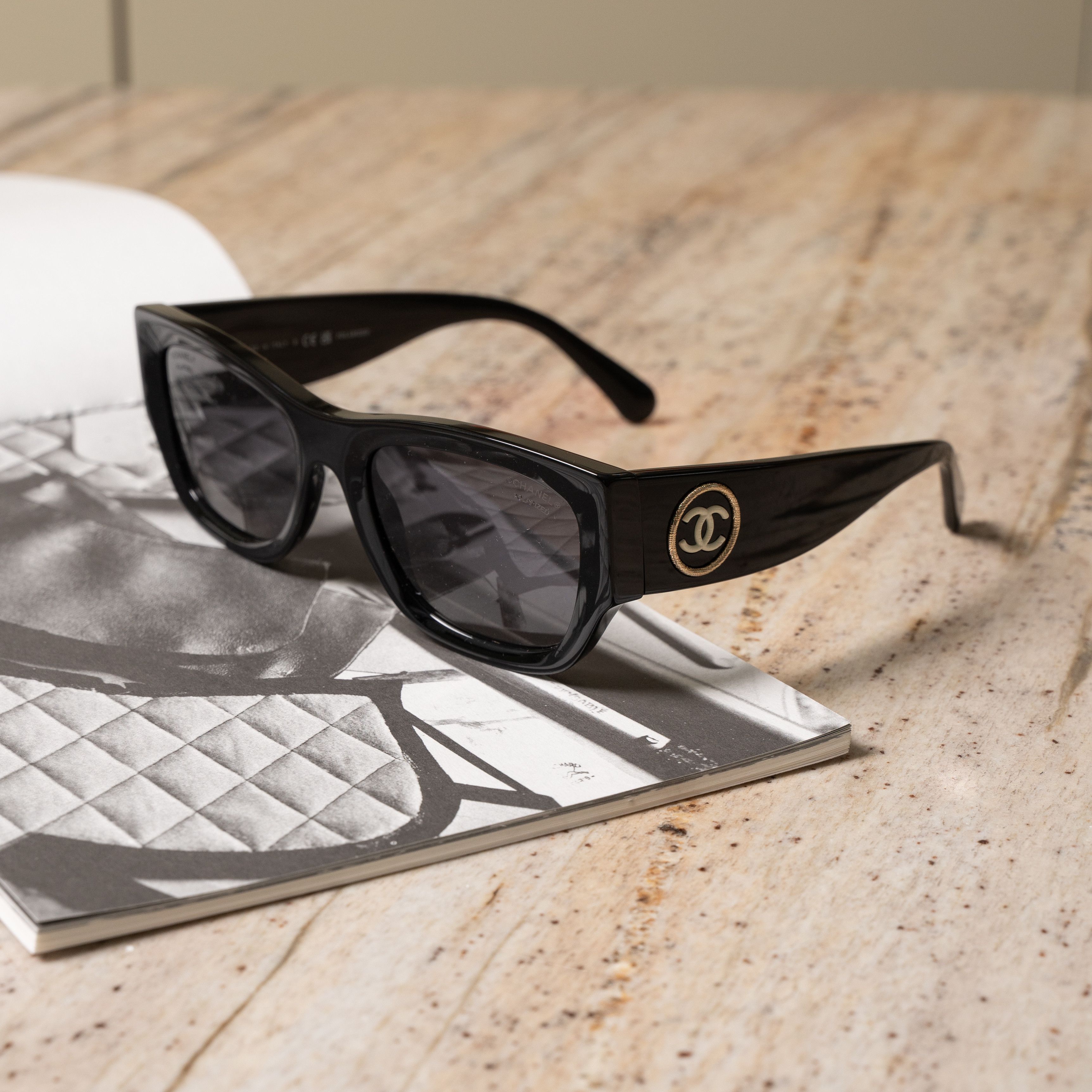 Chanel CHANEL 0CH5507 C622S8 Sunglasses BLACK Size ONE SIZE - 1 Thumbnail