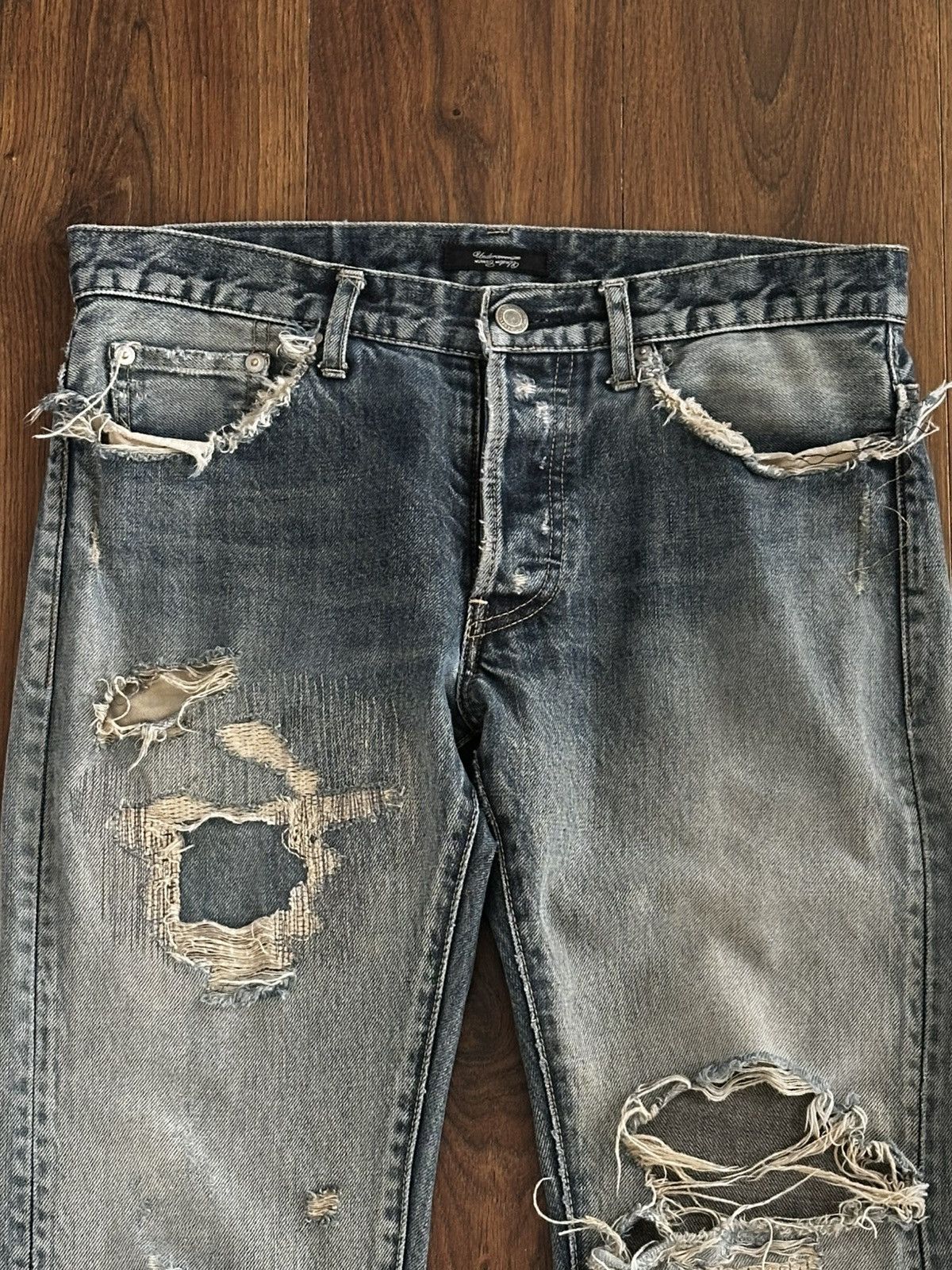Undercover SS10 Undercover 68 Blue Yarns Size US 30 / EU 46 - 3 Thumbnail