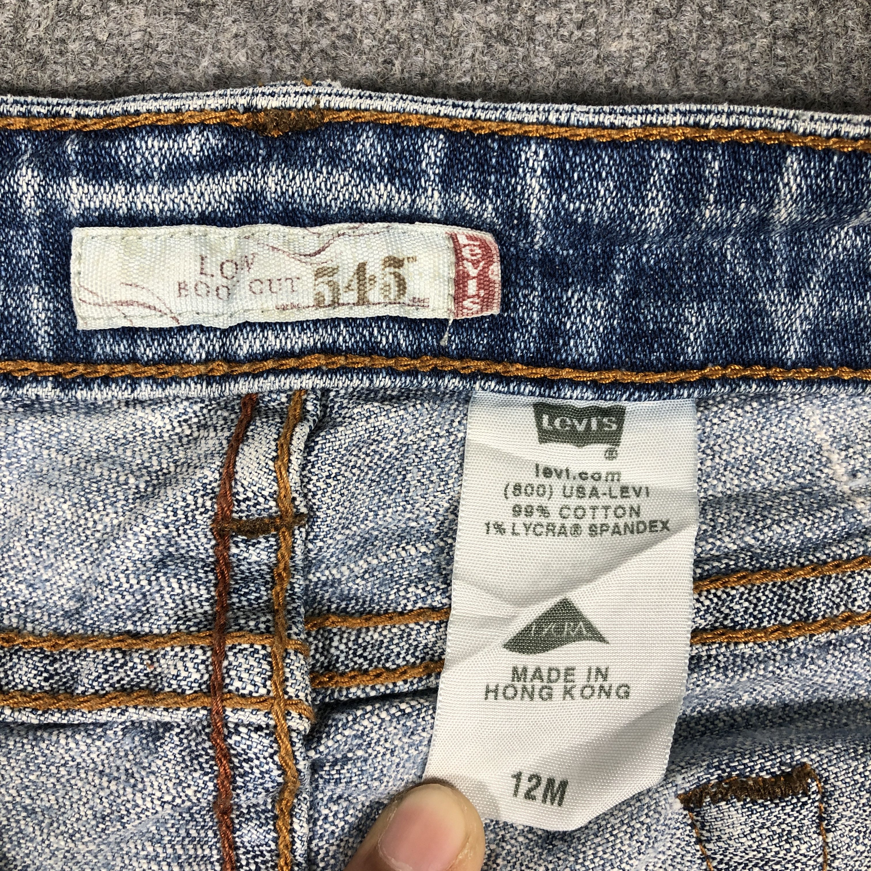 Levi's × Vintage Womens Vintage Levis 545 Jeans Low Boot Cut L1083W Size 34" / US 12 / IT 48 - 10 Thumbnail
