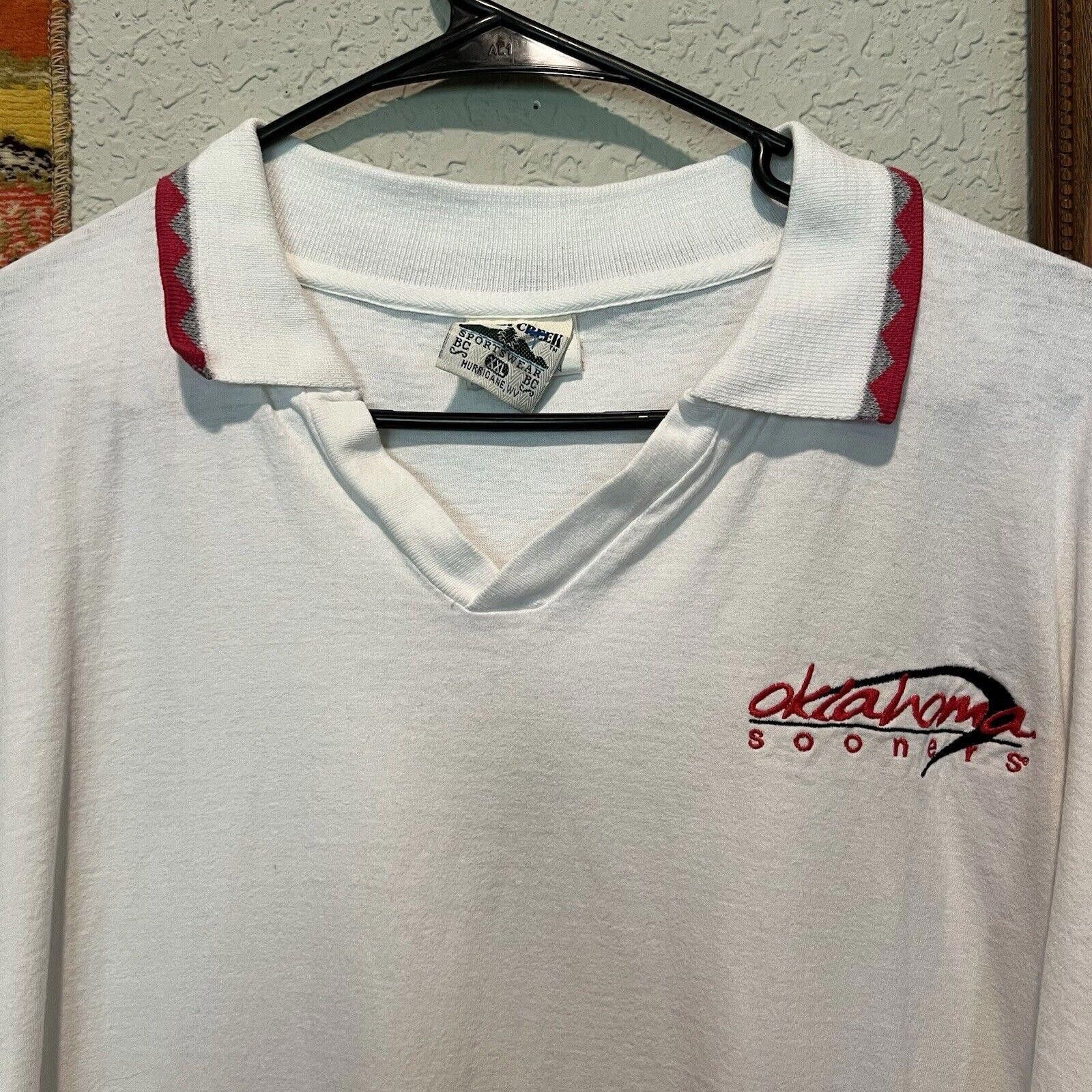 Designer Vintage 80’s University Of Oklahoma Sooners Polo Size 2XL Size US XXL / EU 58 / 5 - 3 Thumbnail