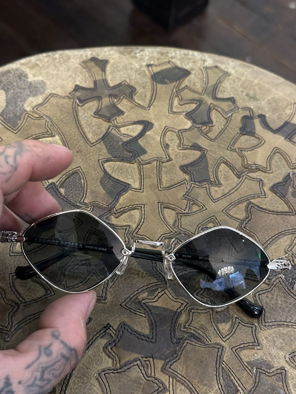 Chrome Hearts Chrome hearts DIAMOND DOG SUNGLASSES NEW Size ONE SIZE - 14 Thumbnail