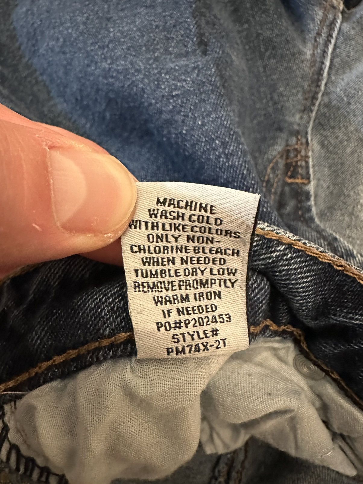 Almost Famous Almost Famous Distressed Split-Color Jeans-Juniors 9 Size 29" - 8 Thumbnail