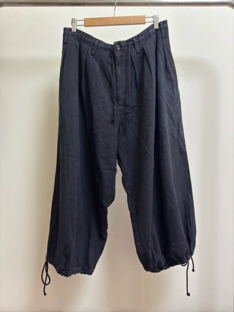 Yohji Yamamoto Yohji Yamamoto size 3 Heavy-duty washed denim Barron pants Size US 30 / EU 46 - 1 Thumbnail