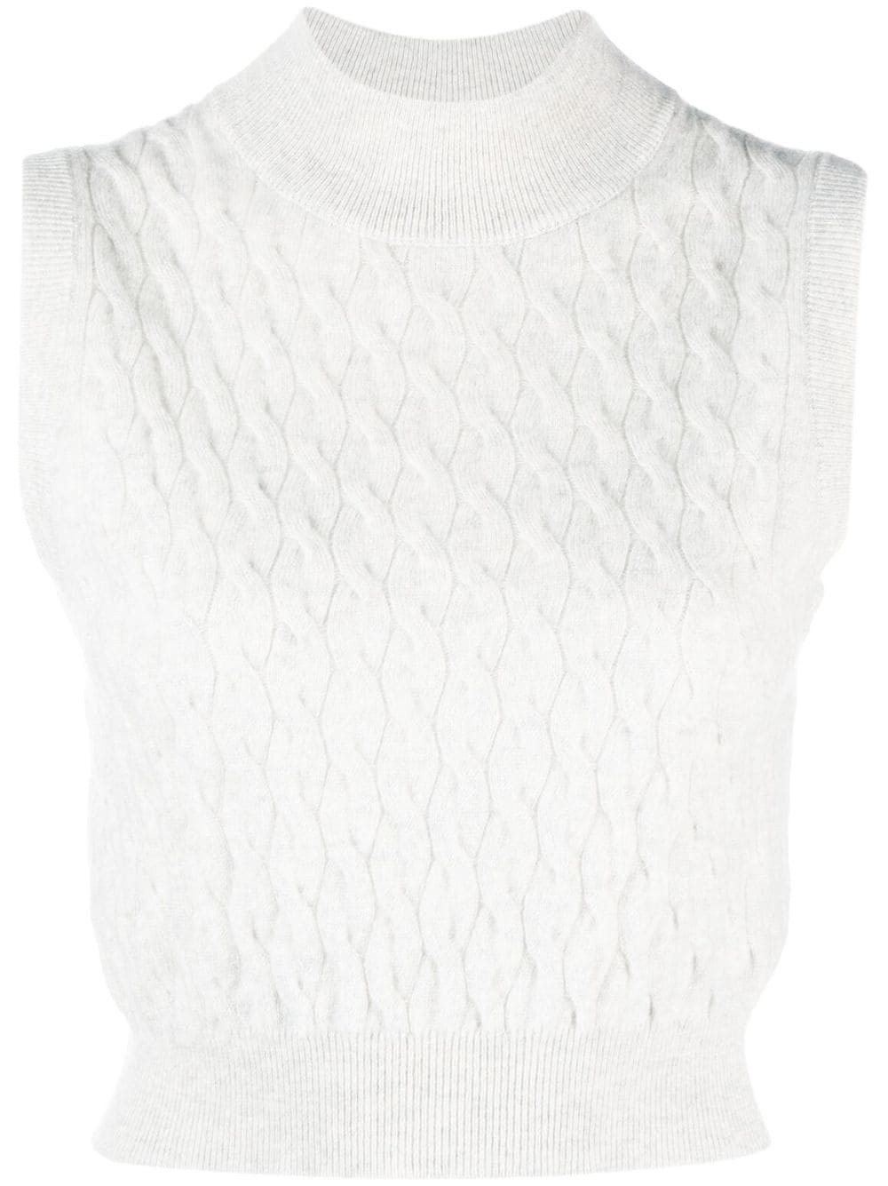 Brunello Cucinelli o1y0825 Cashmere Blend Sweater in Light Gray Size M / US 6-8 / IT 42-44 - 1 Thumbnail