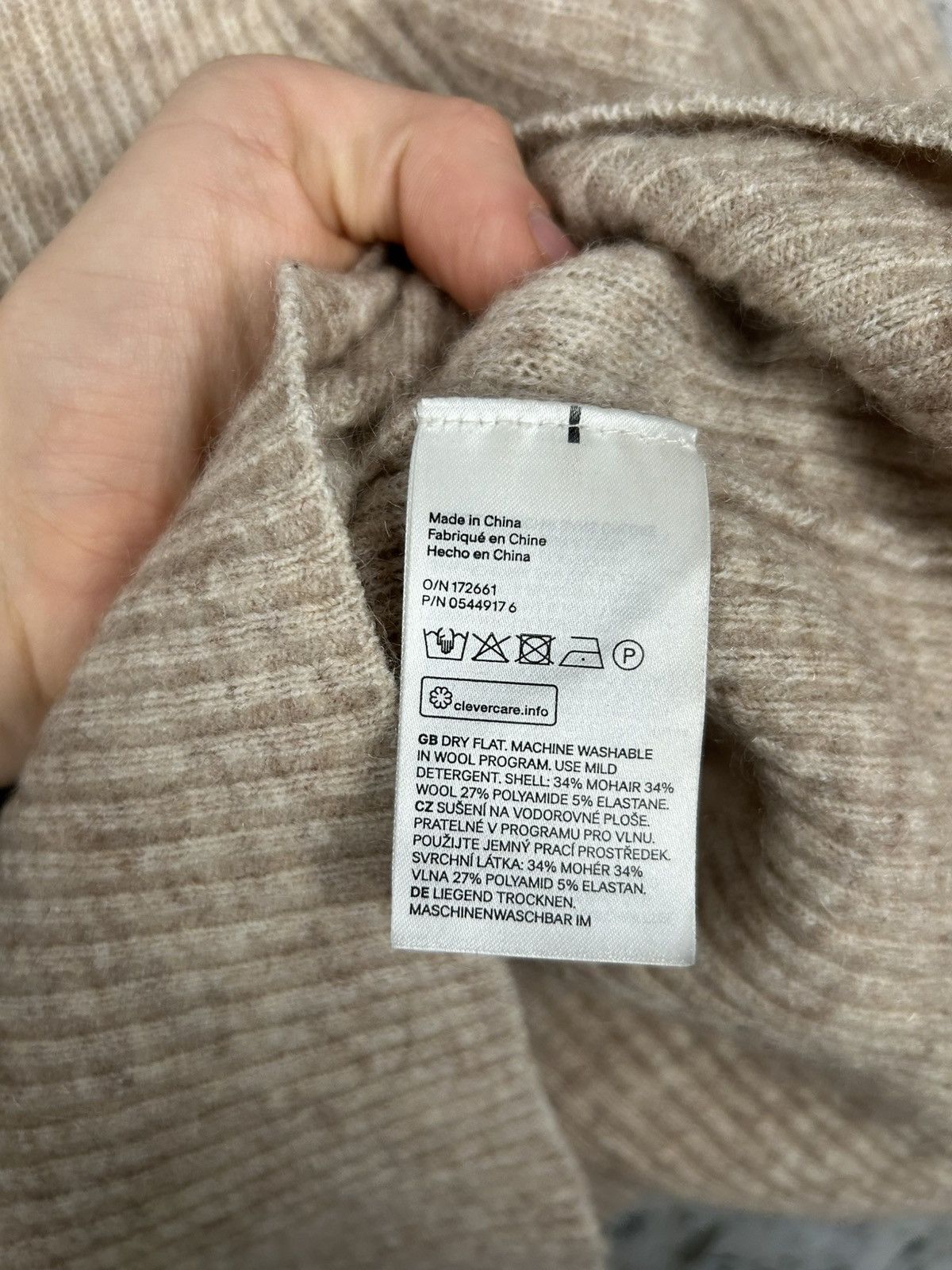 H&M H&M Mohair and Wool Sweater Boxy Streetwear Vintage Size XS / US 0-2 / IT 36-38 - 5 Thumbnail