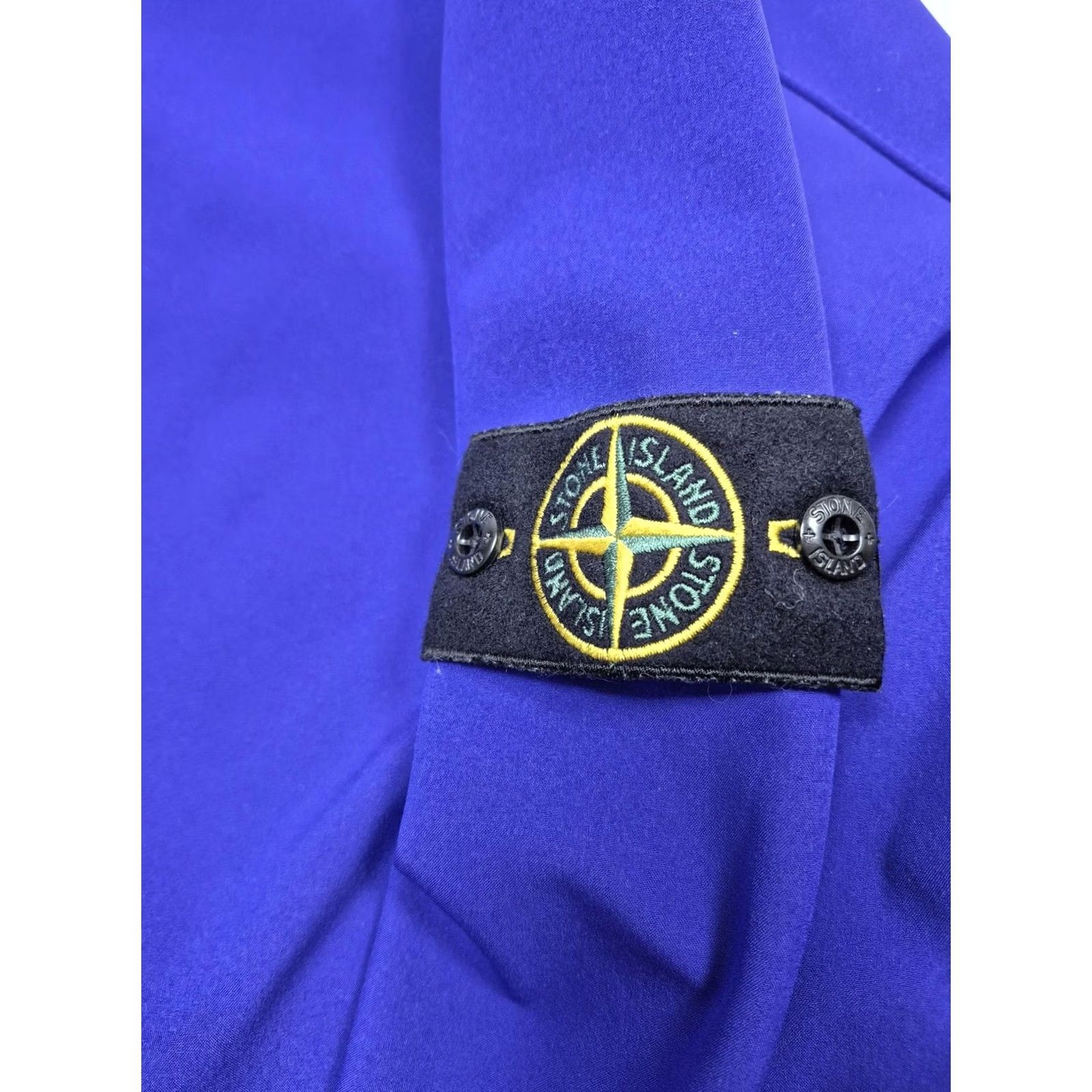 Stone Island Stone Island Jacket Mens XL Blue Light Soft Shell-R Hooded Full Zip Windbreaker Lined Pockets 761540427 Size US XL / EU 56 / 4 - 3 Thumbnail