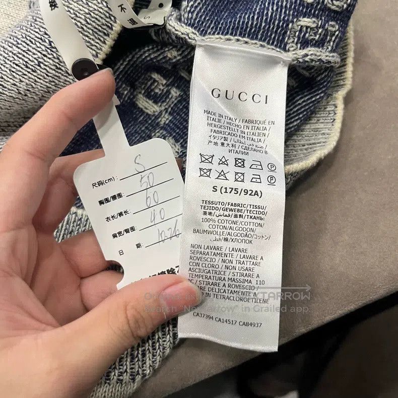 Gucci Gucci Grey old flower full print sweater Size S / US 4 / IT 40 - 4 Thumbnail
