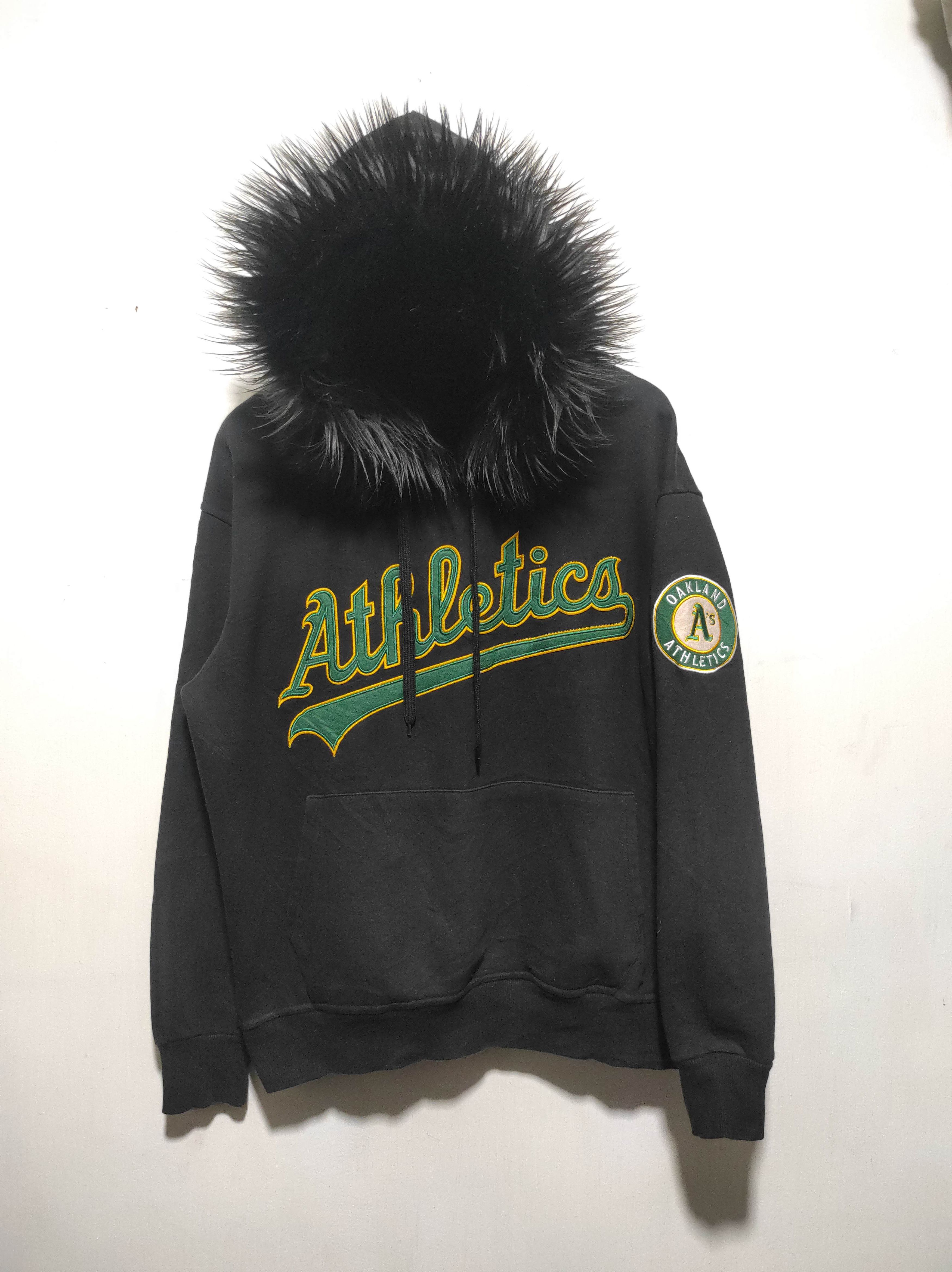 Japanese Brand Def Jam Oakland Athletics fur hoodie ifsix LGB style Size US L / EU 52-54 / 3 - 2 Thumbnail