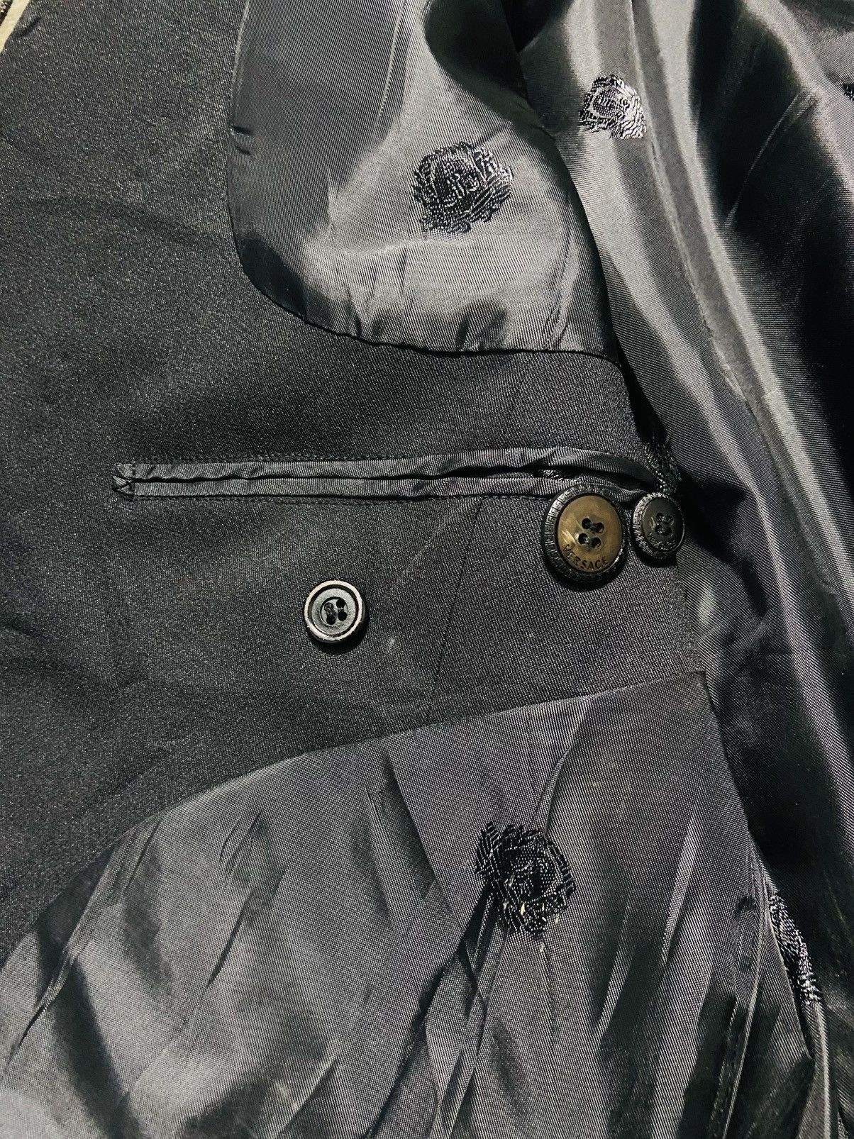 Versace Gianni Versace Blend Wool Blazer Size US L / EU 52-54 / 3 - 14 Thumbnail