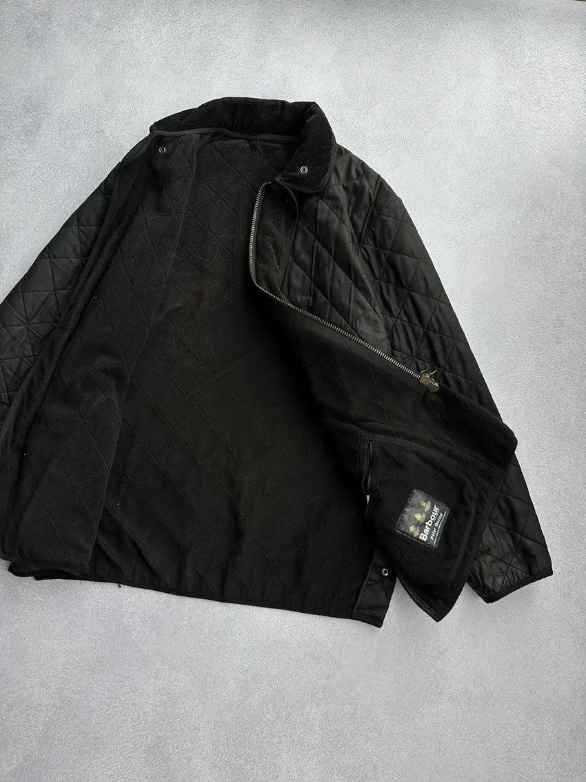 Barbour × Vintage Vintage Barbour Polarquilt Black Jacket Size US L / EU 52-54 / 3 - 11 Thumbnail