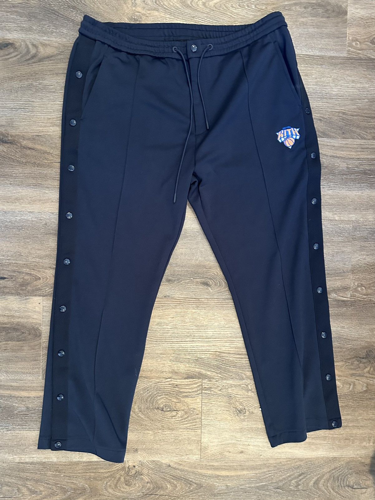 Kith × NBA Kith X Knicks Tear Away Track Pant ‘Nocturnal’ XL Size US 37 - 1 Thumbnail
