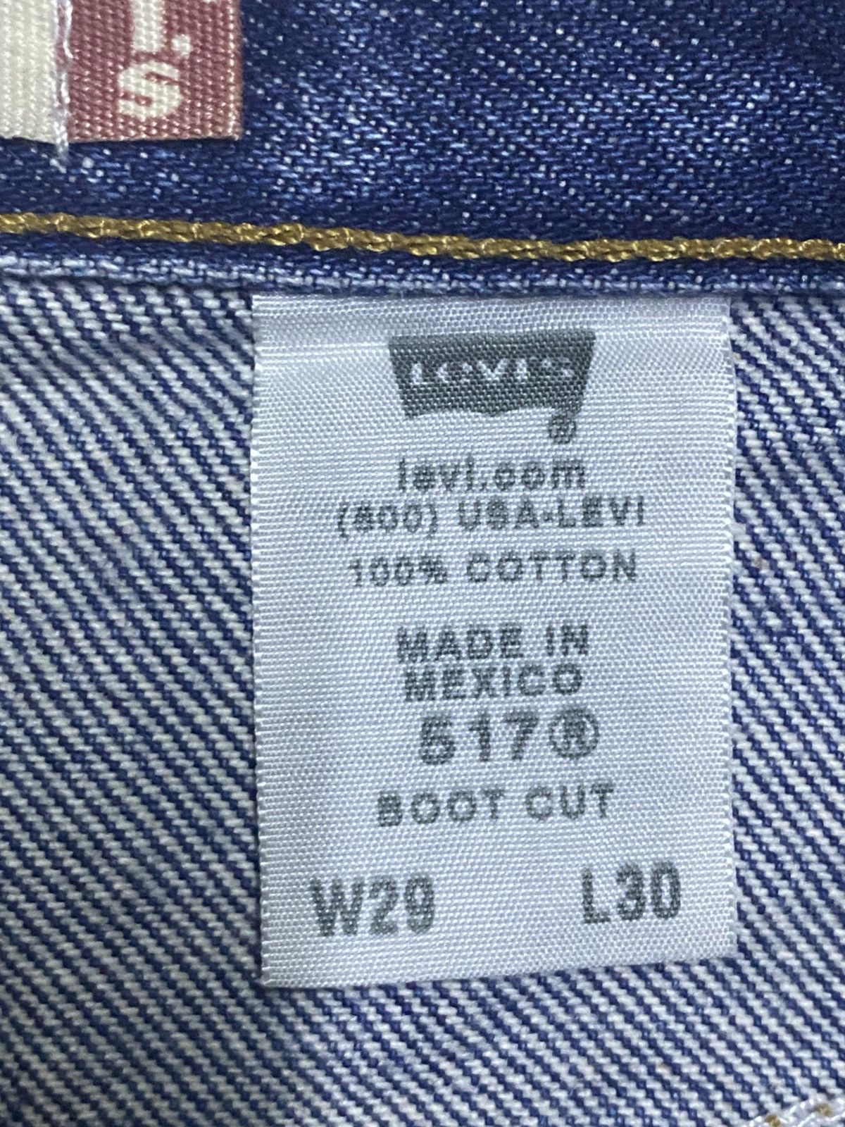 Levi's Vintage Levis 517 Mud Wash Distressed Bootcut Jeans Size US 29 - 19 Thumbnail