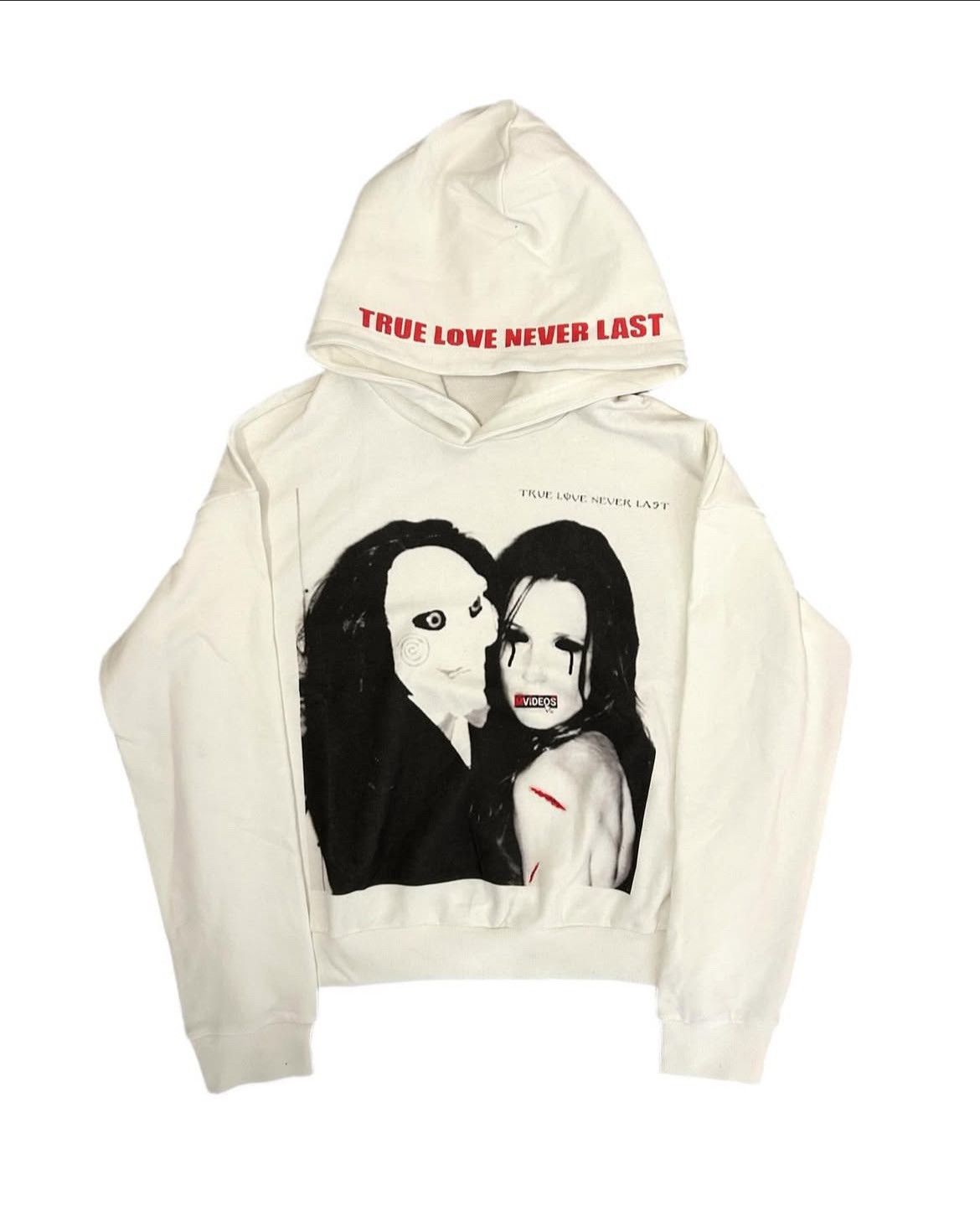 Droland Miller風 I luv hoodie y2k Y2k Drolandmiller Hoodies Women Gothic Punk Streetwear Grunge Top