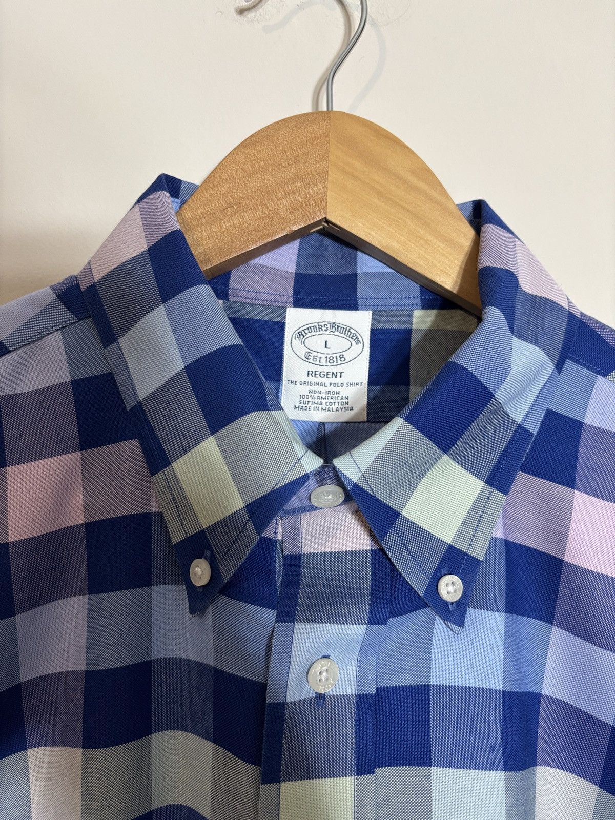 Brooks Brothers Brooks Brothers Regent Non Iron Button Down Shirt Large Size US L / EU 52-54 / 3 - 3 Thumbnail