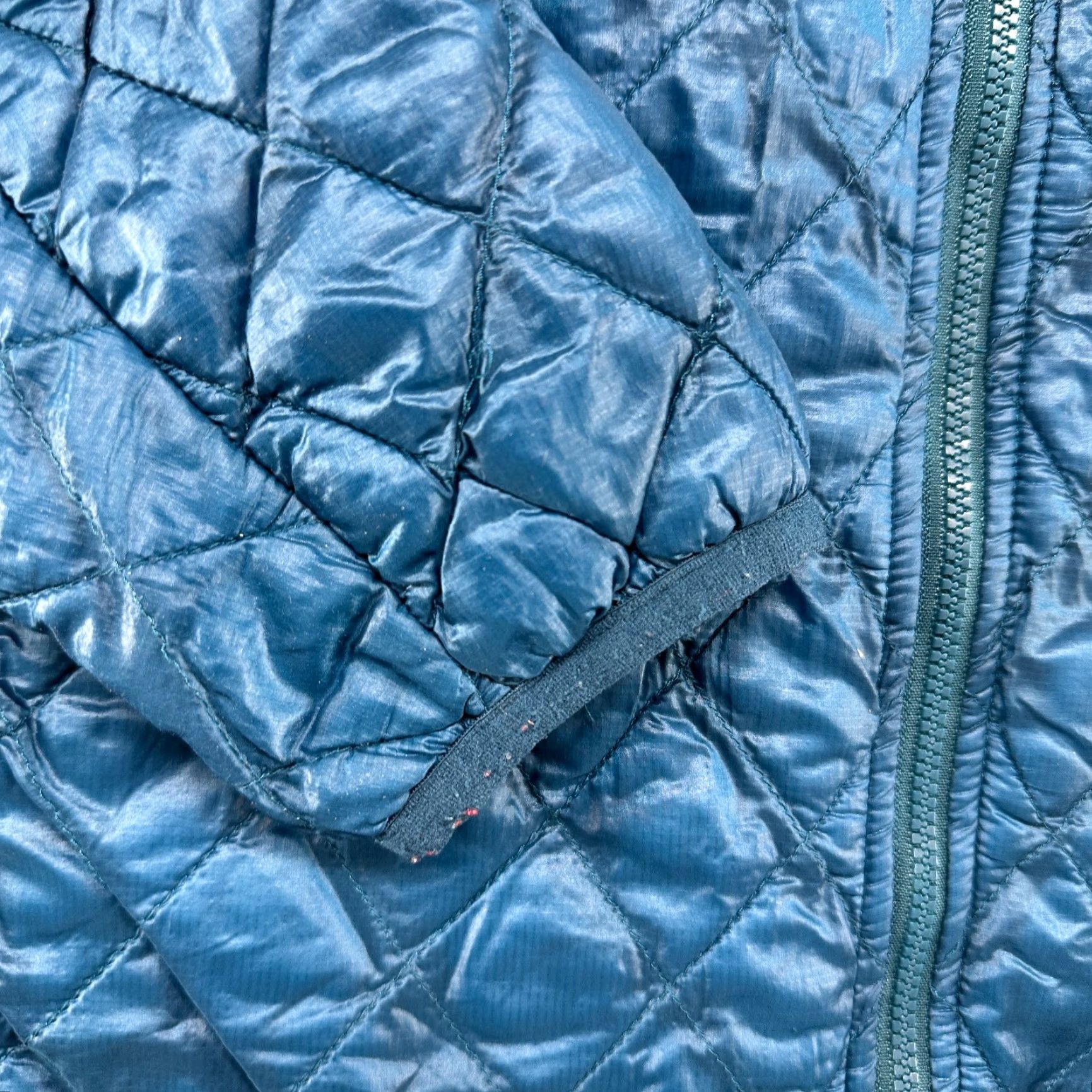 The North Face The North Face Jacket Womens M Blue Puffer Quilted Full Zip ThermoBall Logo Nylon Size M / US 6-8 / IT 42-44 - 2 Thumbnail