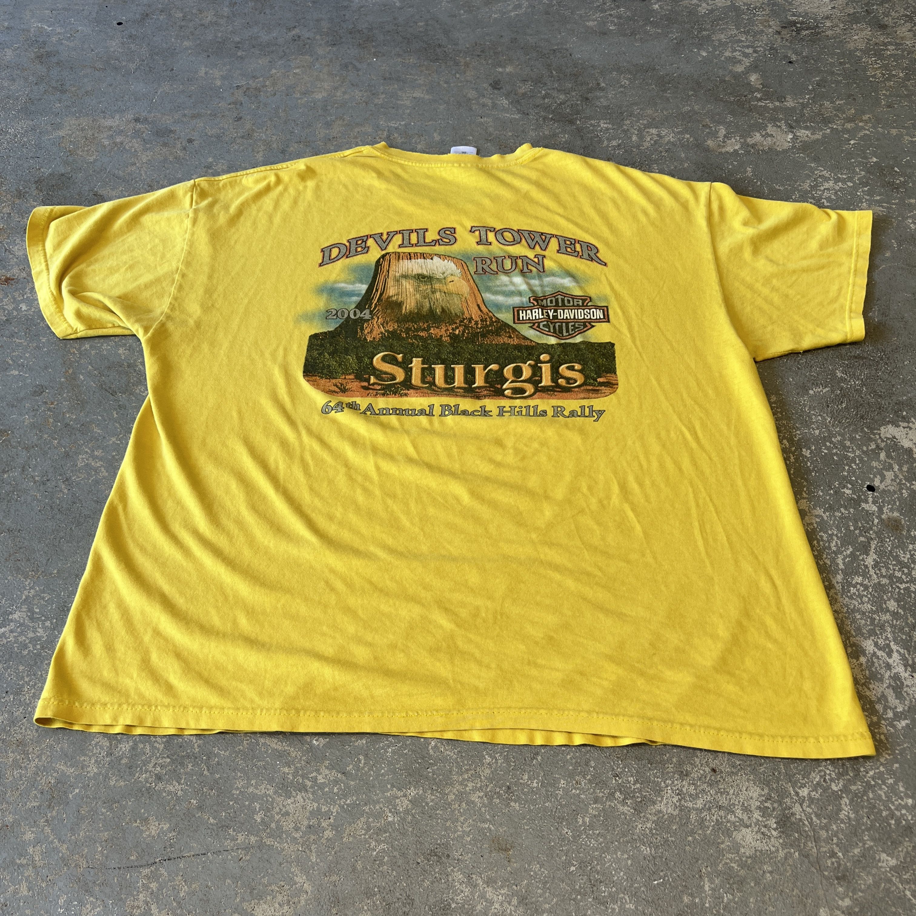 Harley Davidson Vintage Harley Davidson Sturgis Rally T-Shirt Size US XXL / EU 58 / 5 - 3 Thumbnail