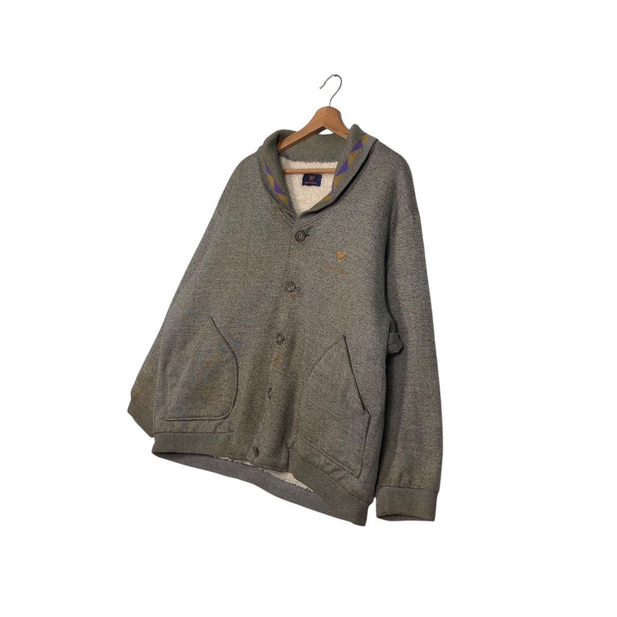 Japanese Brand × Vintage 📌Vintage Chore Blanket Jacket Mario Valentino Issey Miyake Size US M / EU 48-50 / 2 - 3 Thumbnail