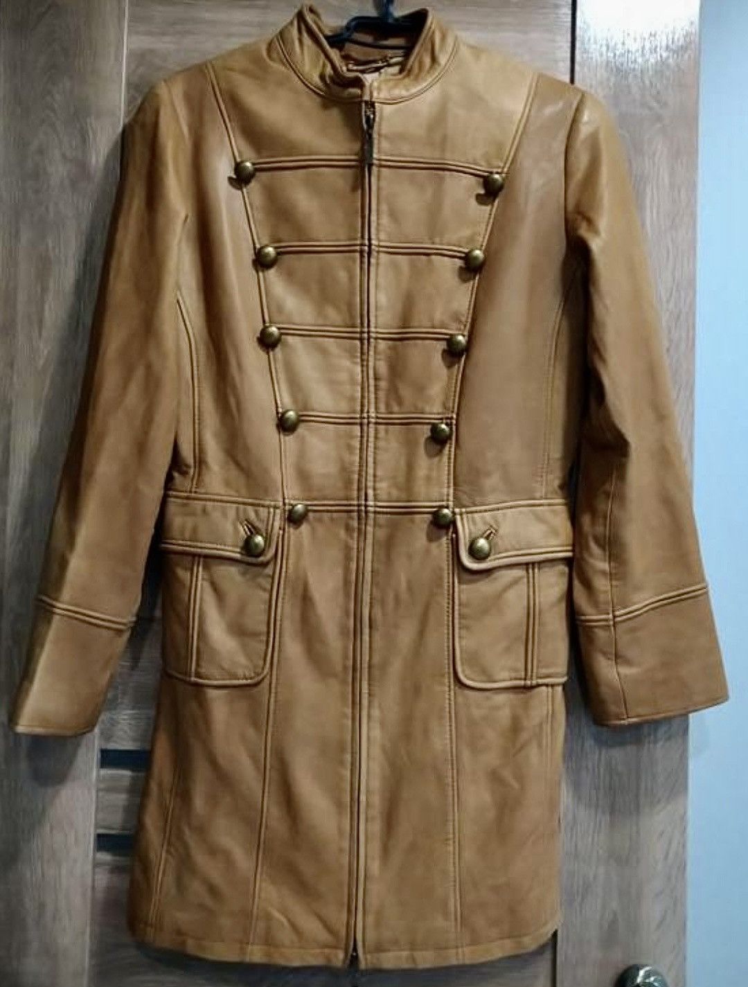 If Six Was Nine × Japanese Brand × Le Grande Bleu (L.G.B.) Vintage Japanese Napoleon Real Leather LGB Style Jacket Size US M / EU 48-50 / 2 - 1 Thumbnail