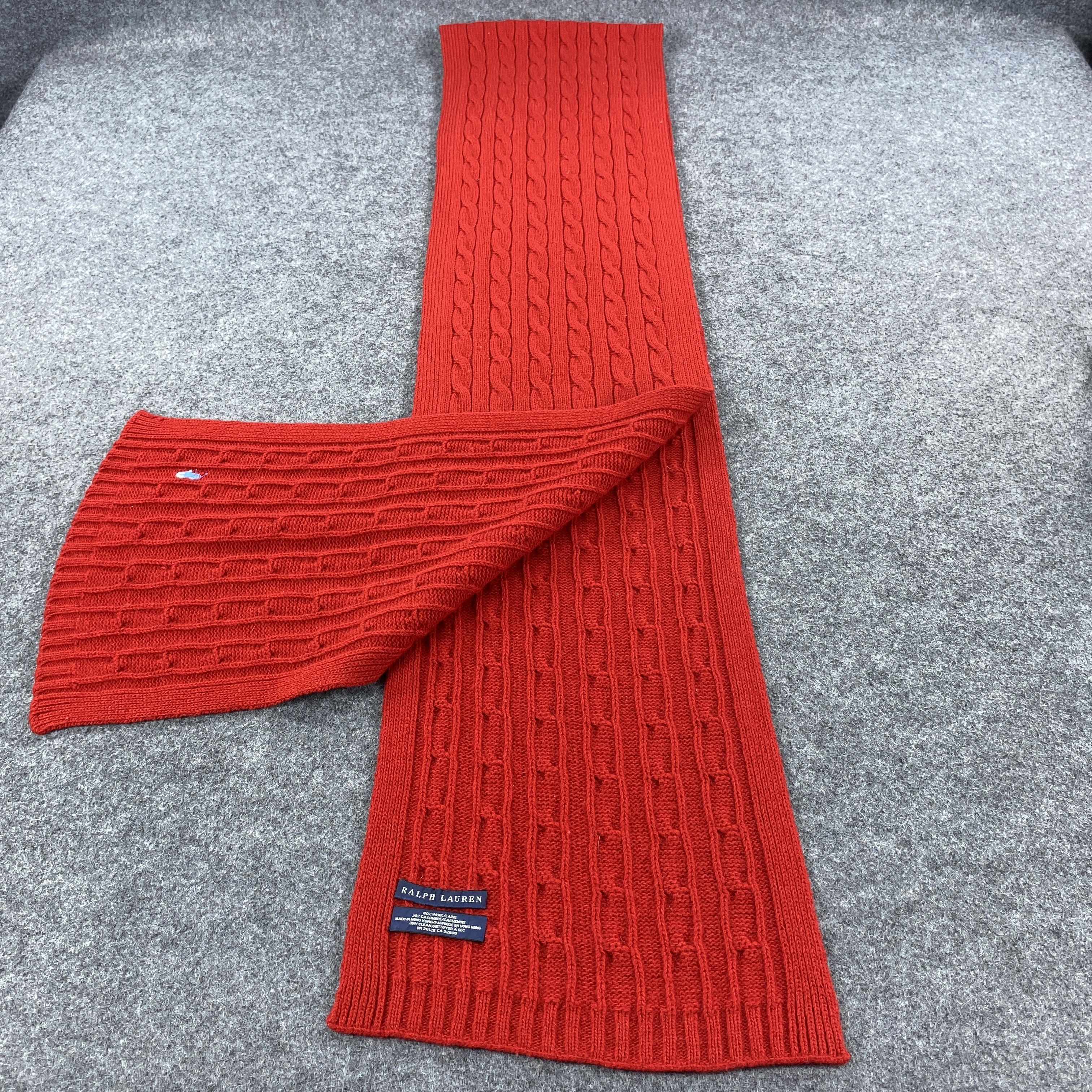 Ralph Lauren × Vintage Ralph Lauren Scarf # Muffler # Neckwear # D626 Size ONE SIZE - 6 Thumbnail