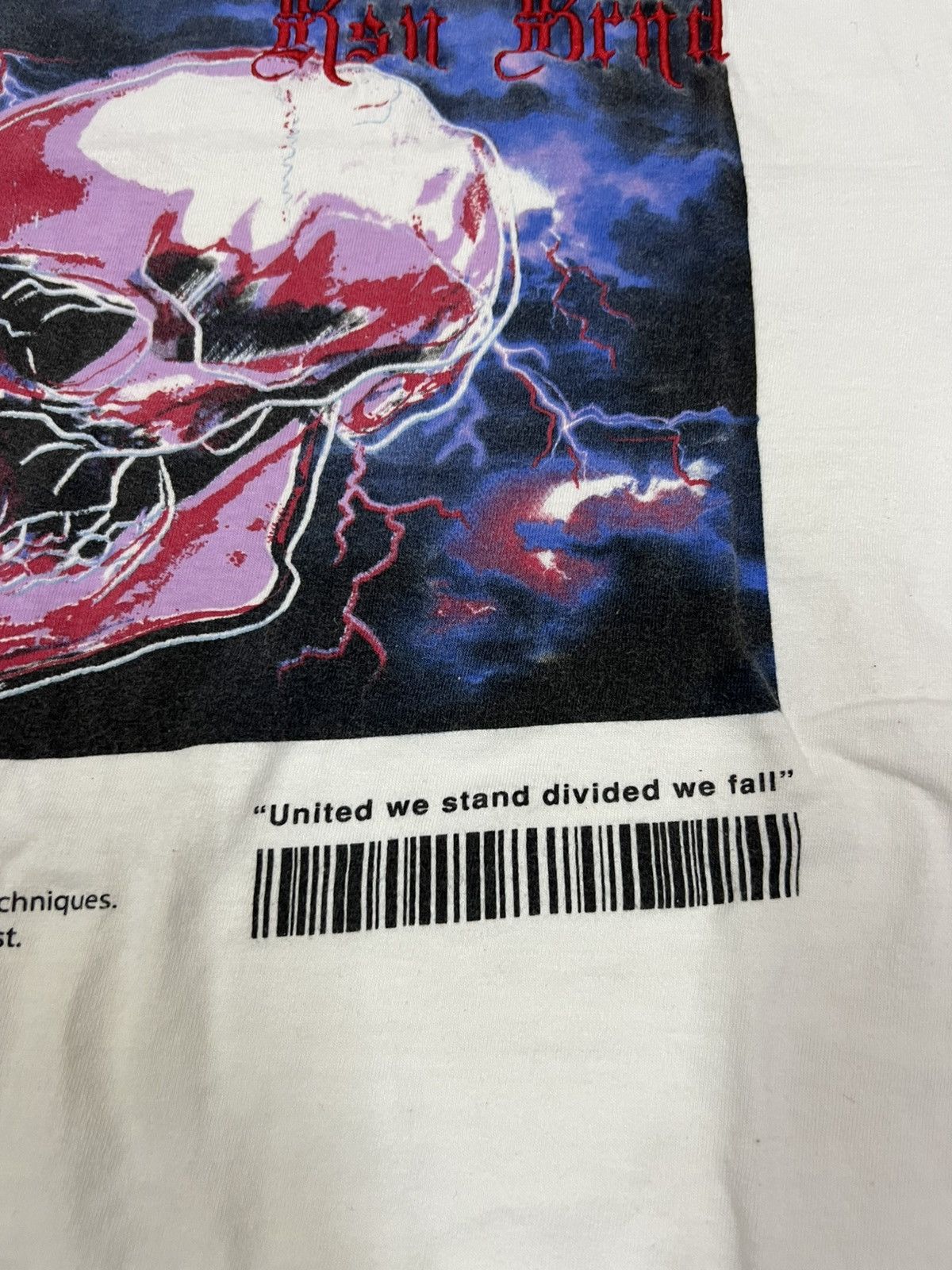 Reason Built To Last Reason Skull T-shirt Size US L / EU 52-54 / 3 - 3 Thumbnail