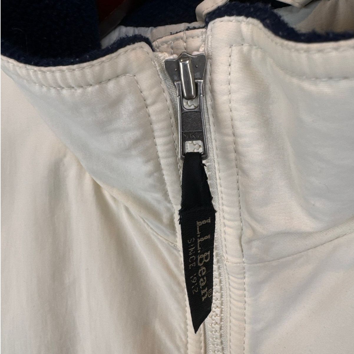 L.L. Bean × Vintage VTG 90s LL Bean Full Zip Jacket Womans Sz L White Size L / US 10 / IT 46 - 6 Thumbnail