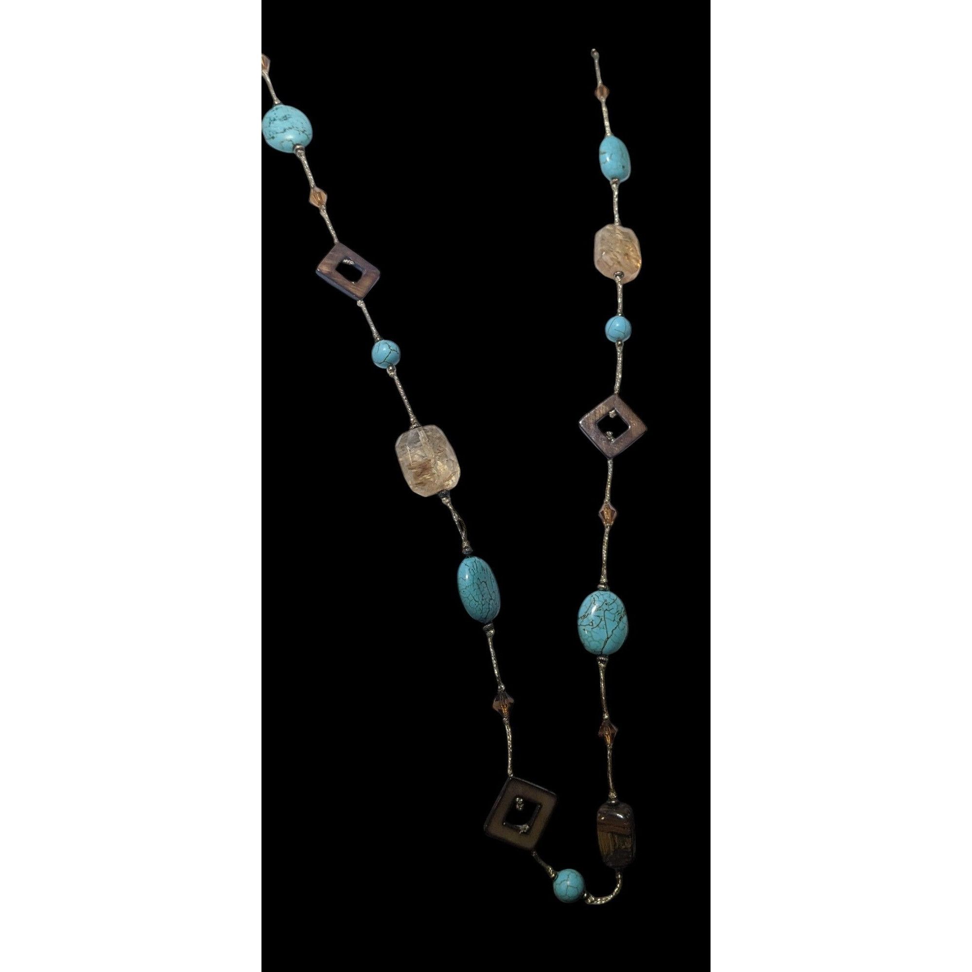 Other Vintage Premier Designs Mutli Gemstone Beaded Necklace Size ONE SIZE - 2 Thumbnail