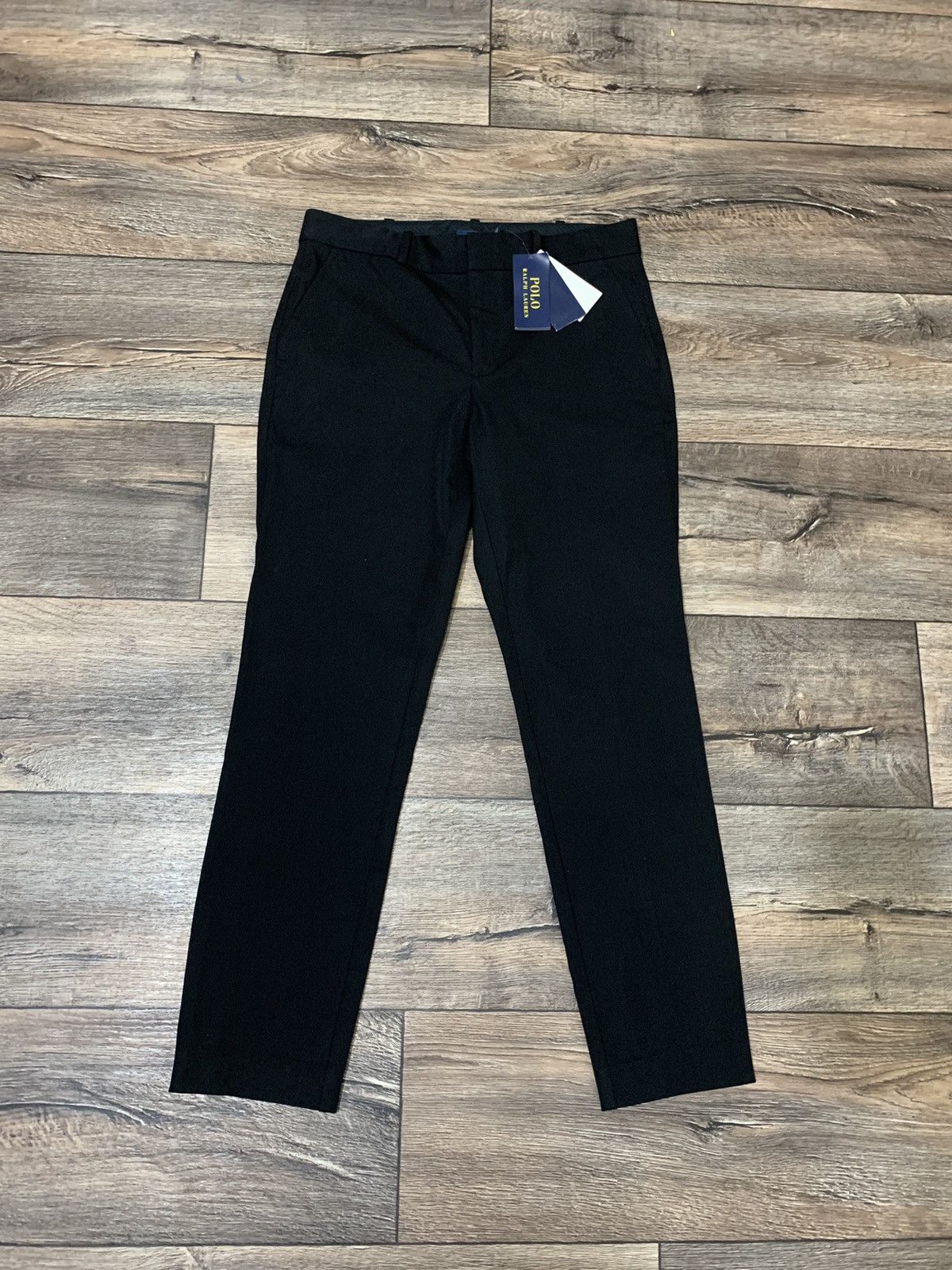 Polo Ralph Lauren × Ralph Lauren Polo Ralph Lauren Women’s Black Stretch Cropped Pants Size S Size 27" / US 4 / IT 40 - 1 Thumbnail