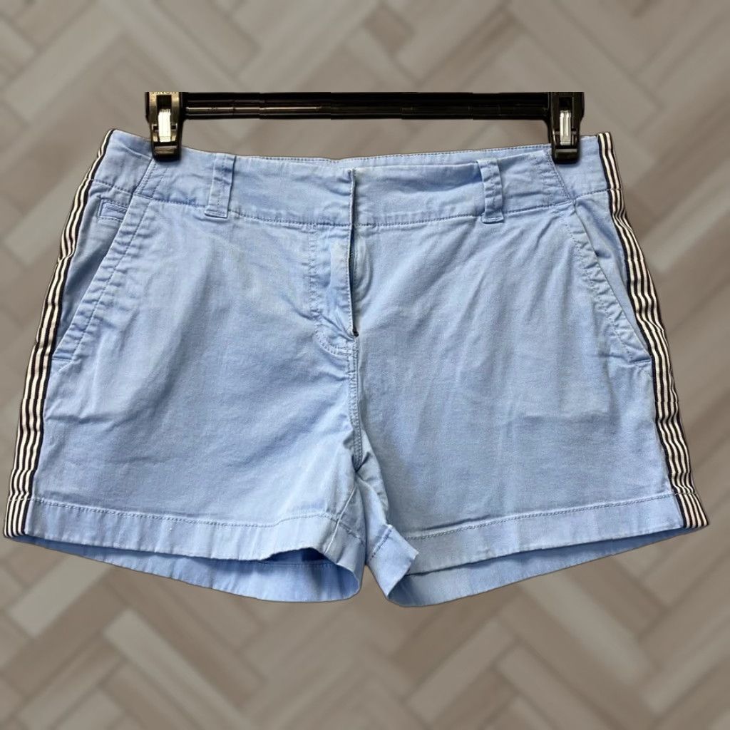 Vineyard Vines VINTAGE Vineyard Vines Chino Shorts Womens 8 Blue Summer Beach Outdoor Casual Travel Khakis Size 30" / US 8 / IT 44 - 1 Thumbnail