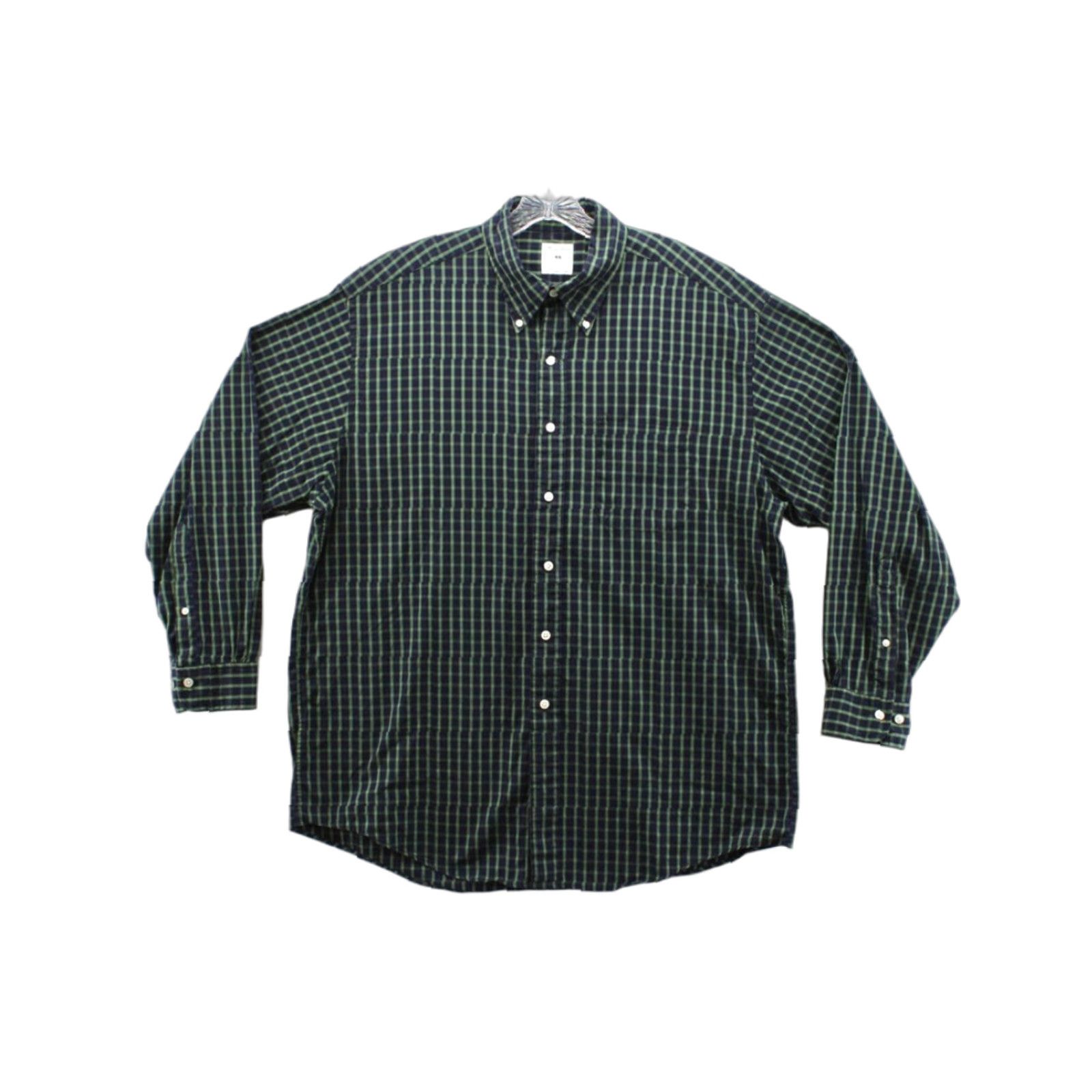 Brooks Brothers Brooks Brothers Shirt Men’s Large Green Blue Plaid Preppy Casual Long Sleeve Fashion Dress Shirt Size US L / EU 52-54 / 3 - 1 Thumbnail