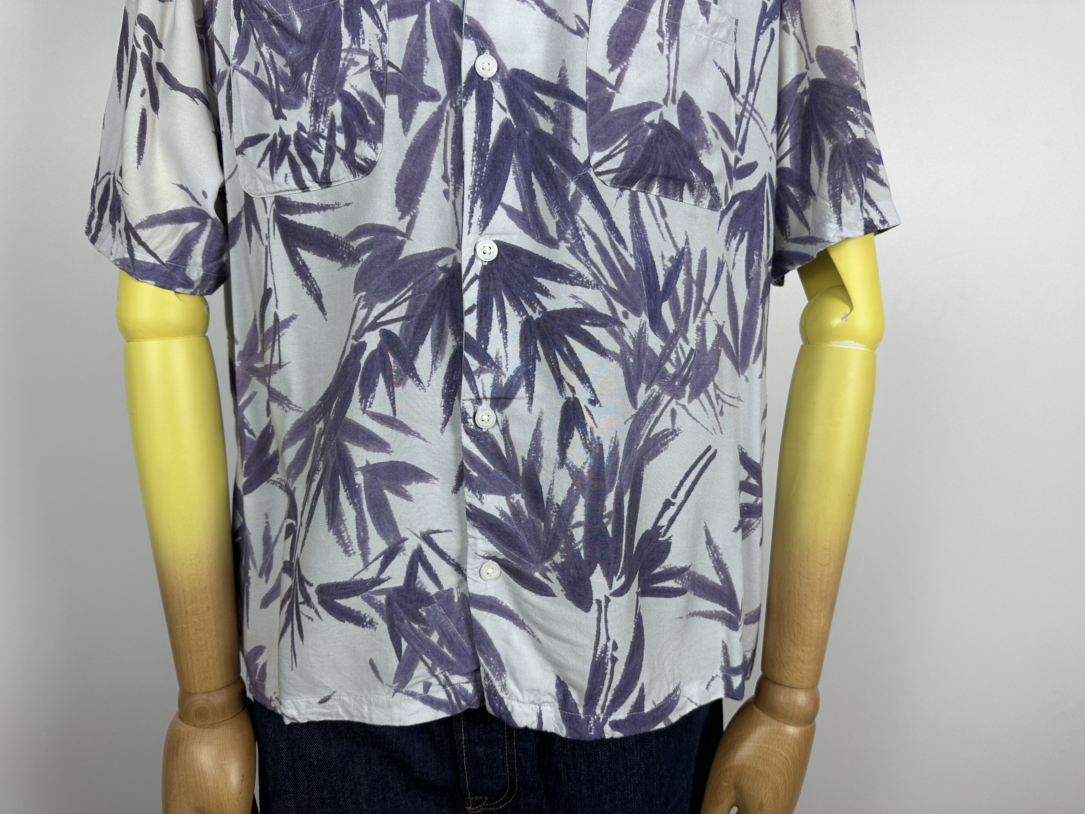 Allsaints Allsaints Bambusa Short Sleeve Button-Up Camp Shirt Size XL Size US XL / EU 56 / 4 - 4 Thumbnail
