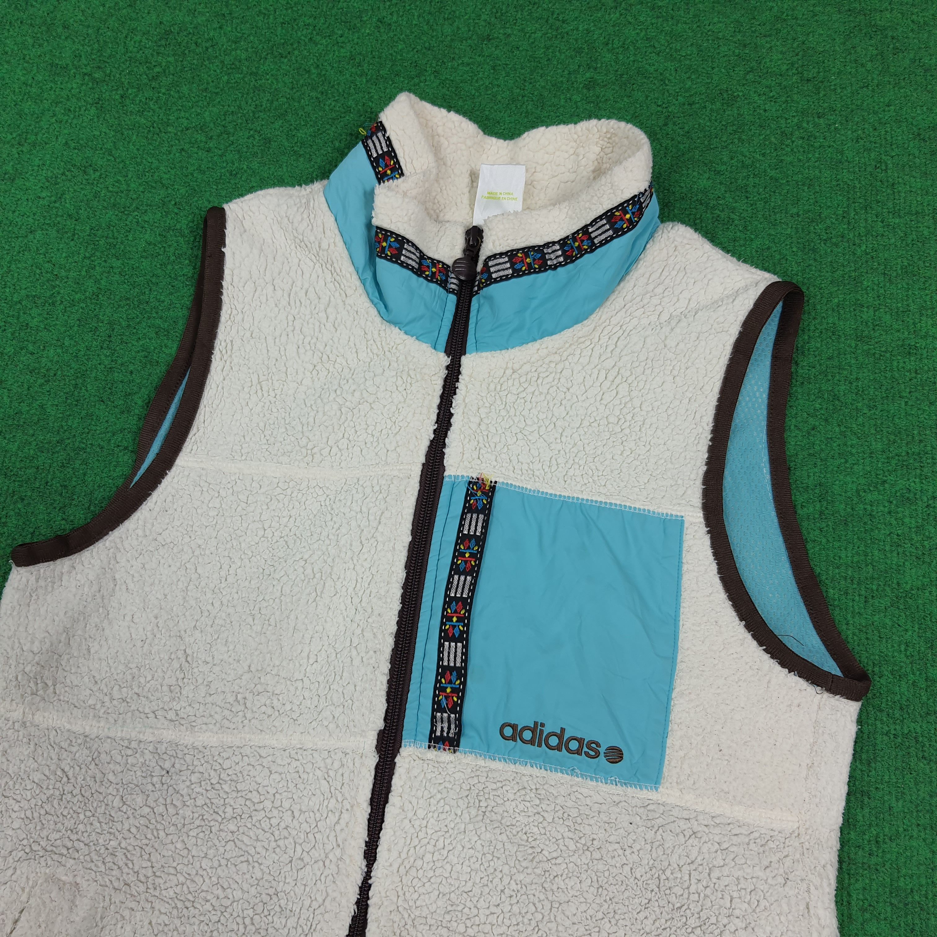 Adidas Vintage Adidas Neo Fleece Vests Custom Yohji Logo C282N26 Size US XS / EU 42 / 0 - 4 Thumbnail