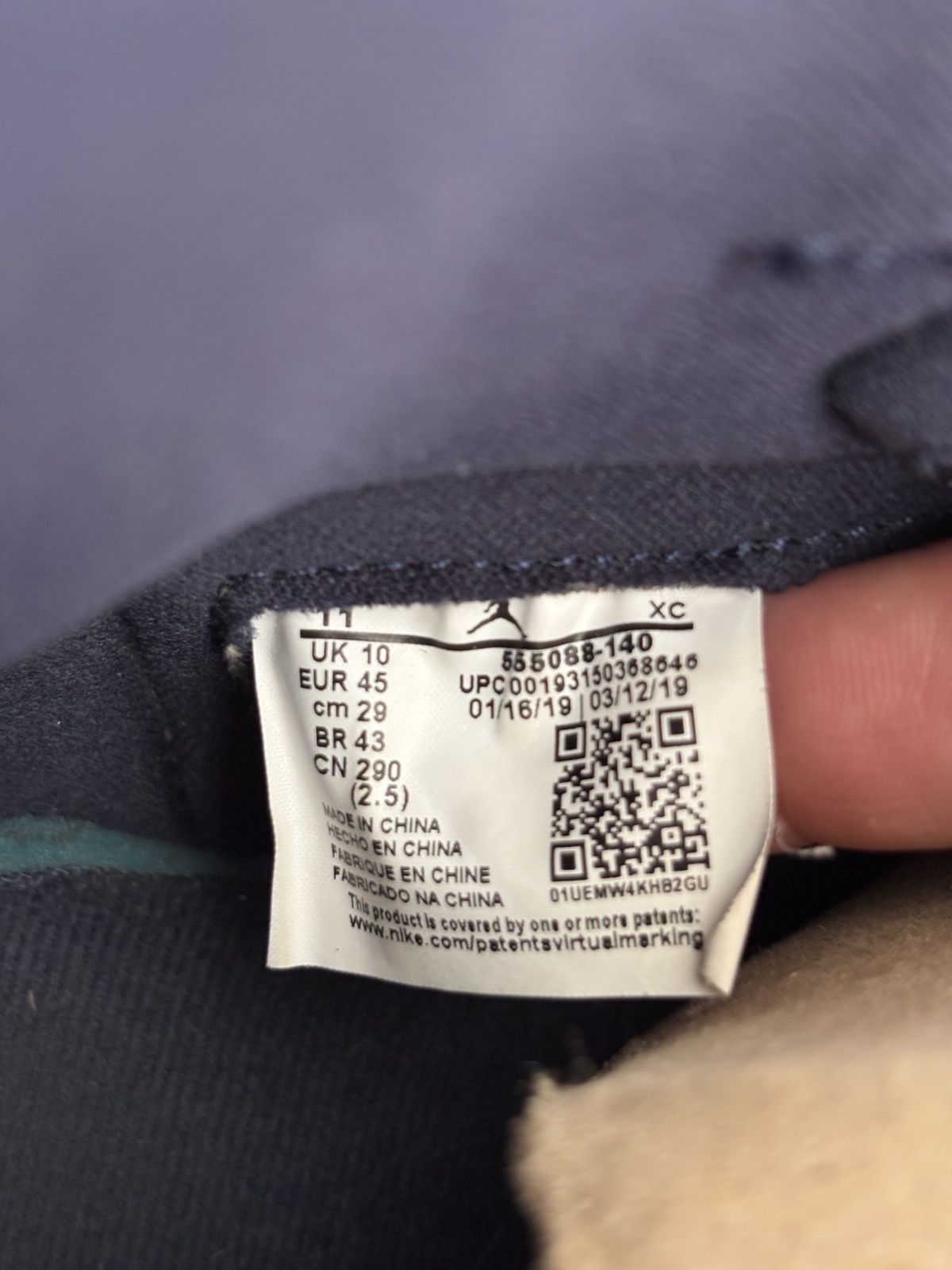 Jordan Brand Jordan 1 Obsidian Size US 11 / EU 44 - 6 Thumbnail