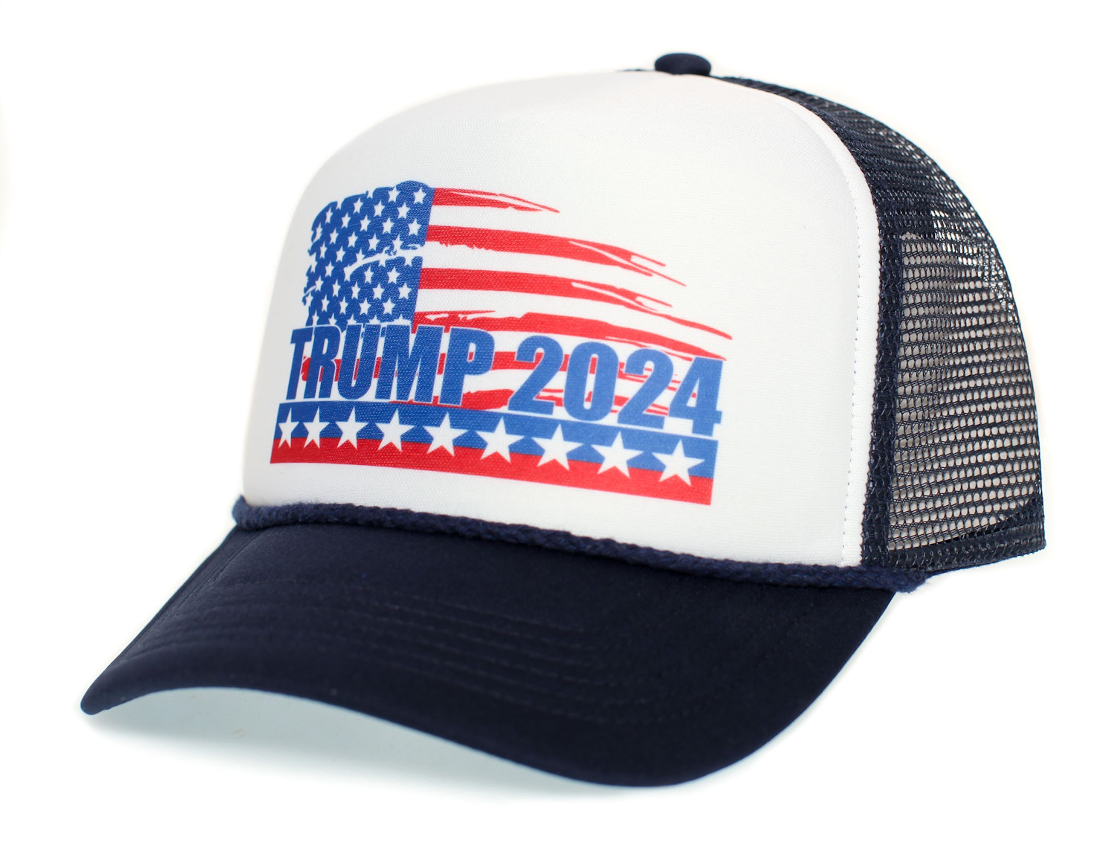 Other Trump 2024 Hat Take America Back Cap Navy/White Size ONE SIZE - 1 Preview