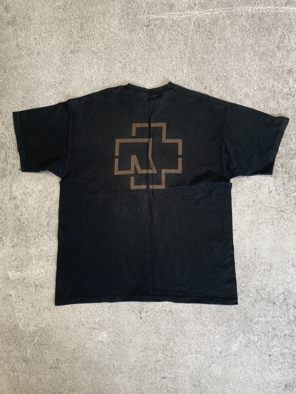 Band Tees × Vintage Vintage 90s Rammstein Band Logo Tee Screen Stars T-shirt Size US XL / EU 56 / 4 - 7 Thumbnail