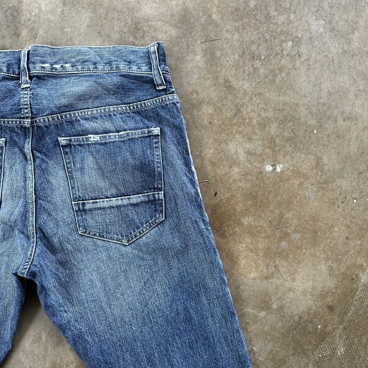 Japanese Brand Vintage Back Number Faded Denim Jean Pant W34 Size US 34 / EU 50 - 12 Thumbnail