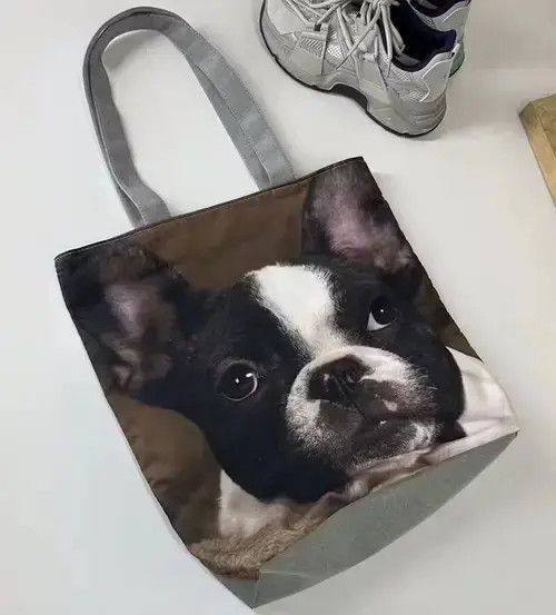 Other Fashion y2k unisex French bulldog tote bag Size ONE SIZE - 2 Thumbnail