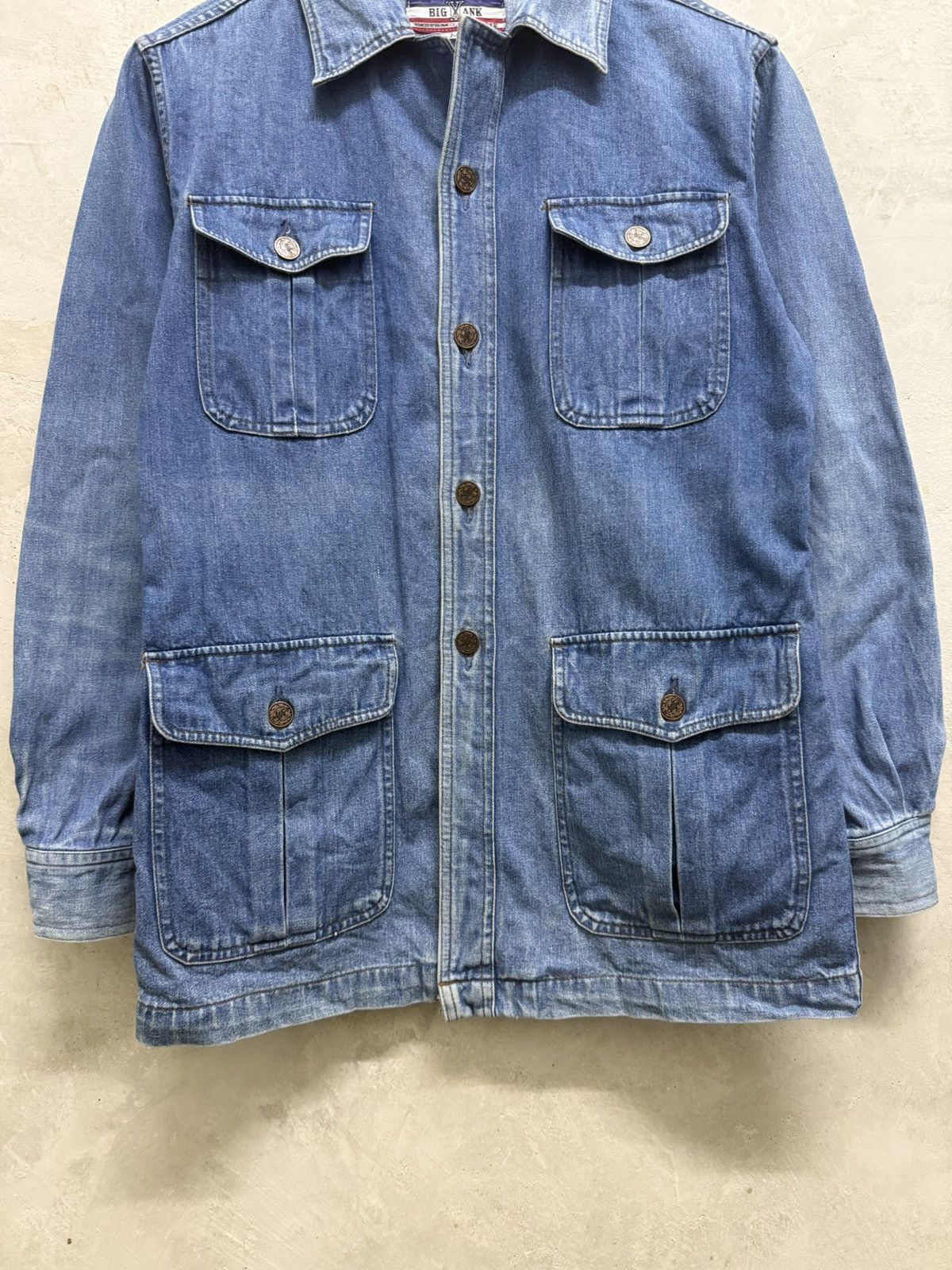Vintage Vintage Big Yank Blue Denim Jean Trucker Jacket Size US M / EU 48-50 / 2 - 3 Thumbnail