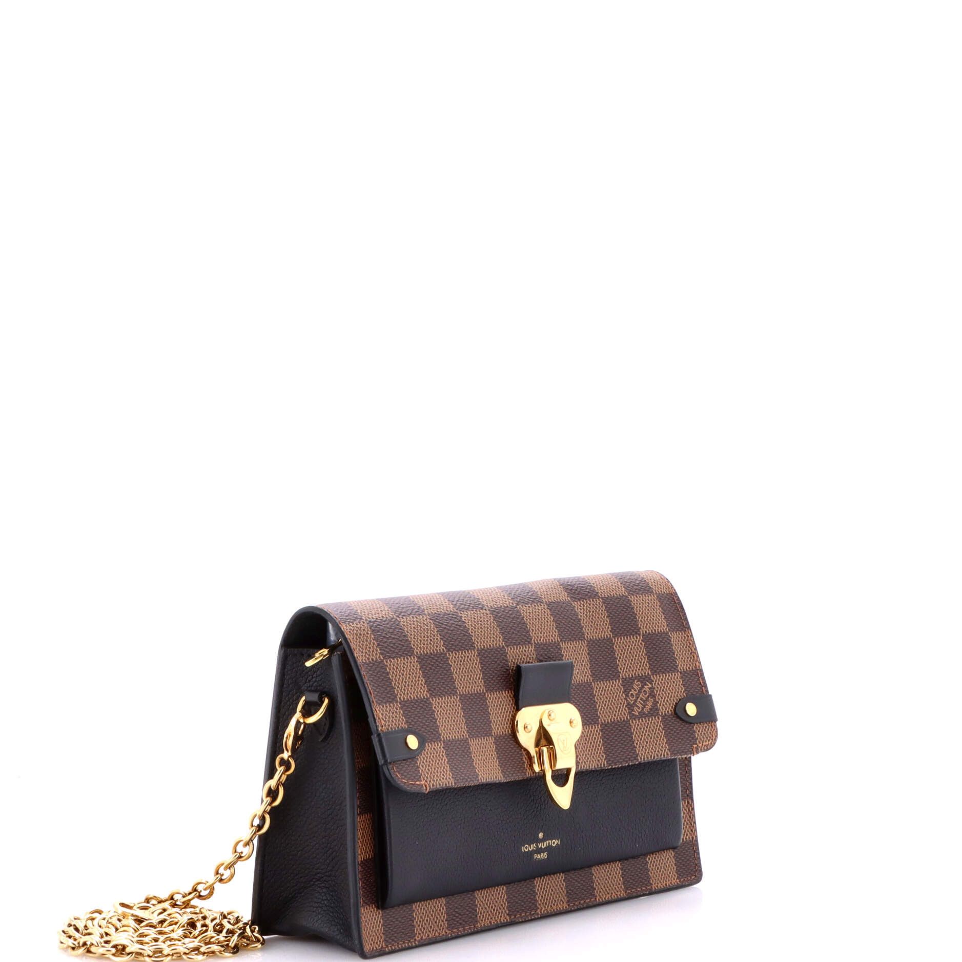 Louis Vuitton Vavin Chain Wallet NM Damier with Leather Size ONE SIZE - 1 Thumbnail