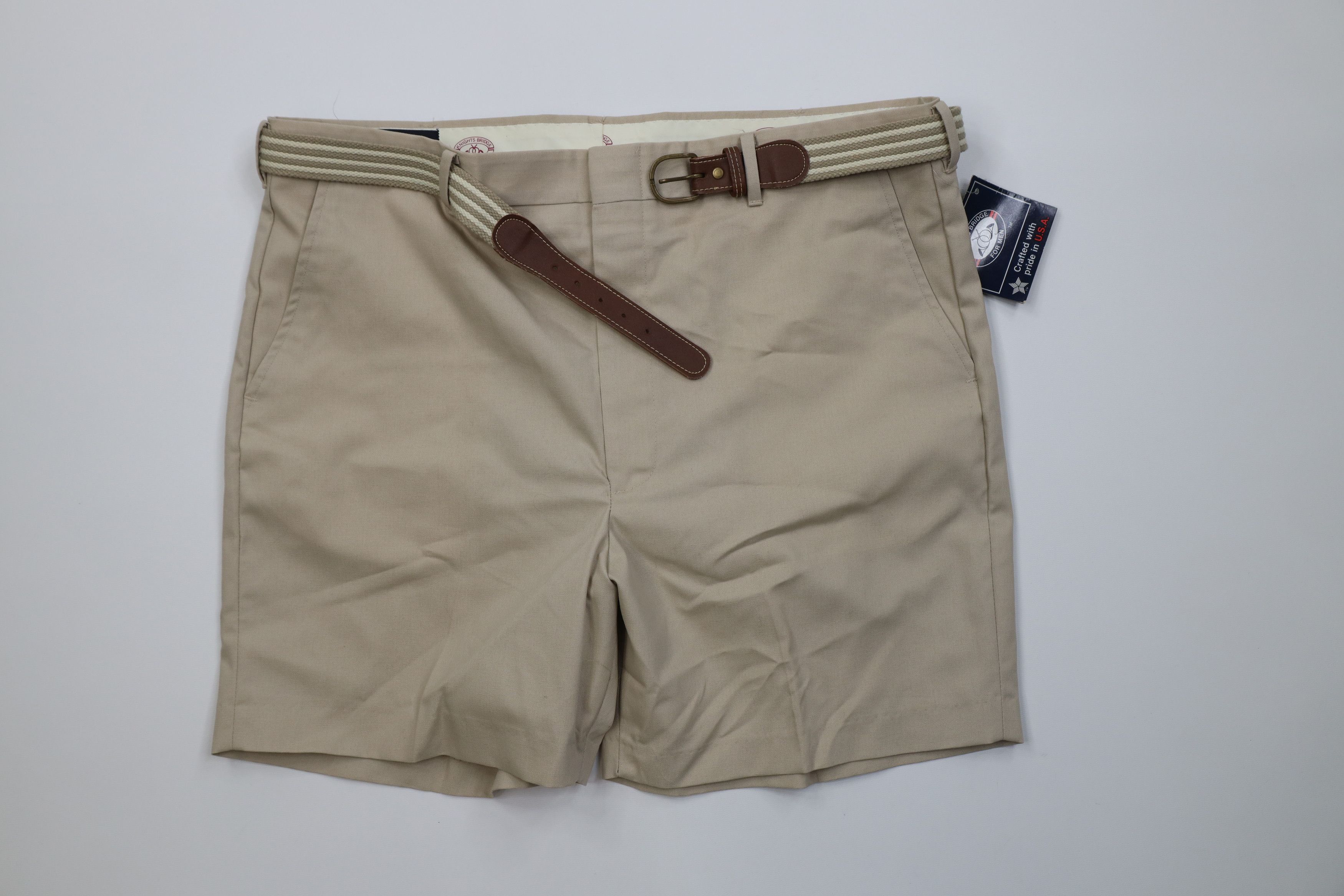 Vintage Deadstock Vintage 70s Streetwear Above Knee Chino Shorts USA Size US 38 / EU 54 - 1 Thumbnail