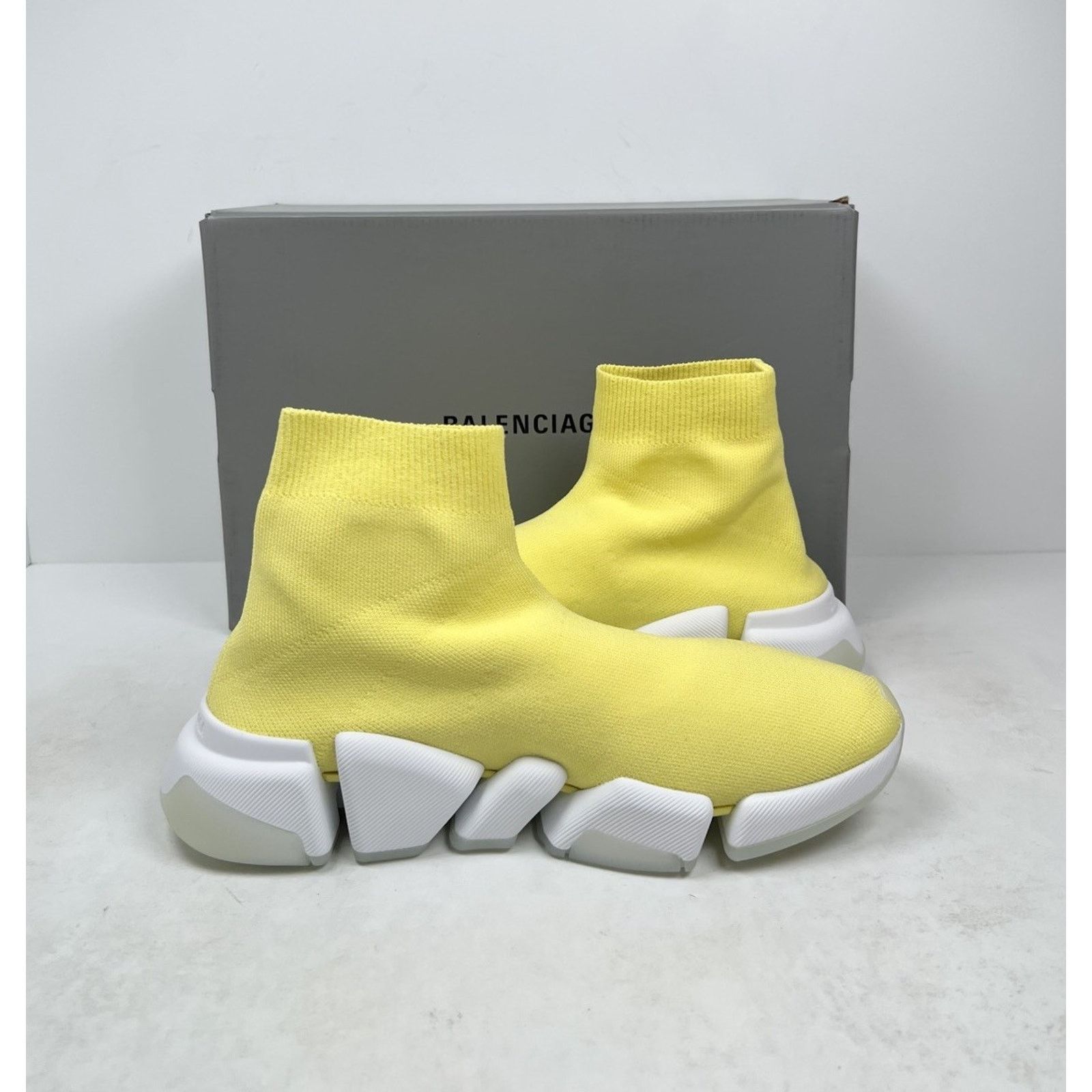 Balenciaga Size 38EU/8W - Balenciaga 2.0 Recycled Yellow Speed NEW Size US 8 / IT 38 - 4 Thumbnail