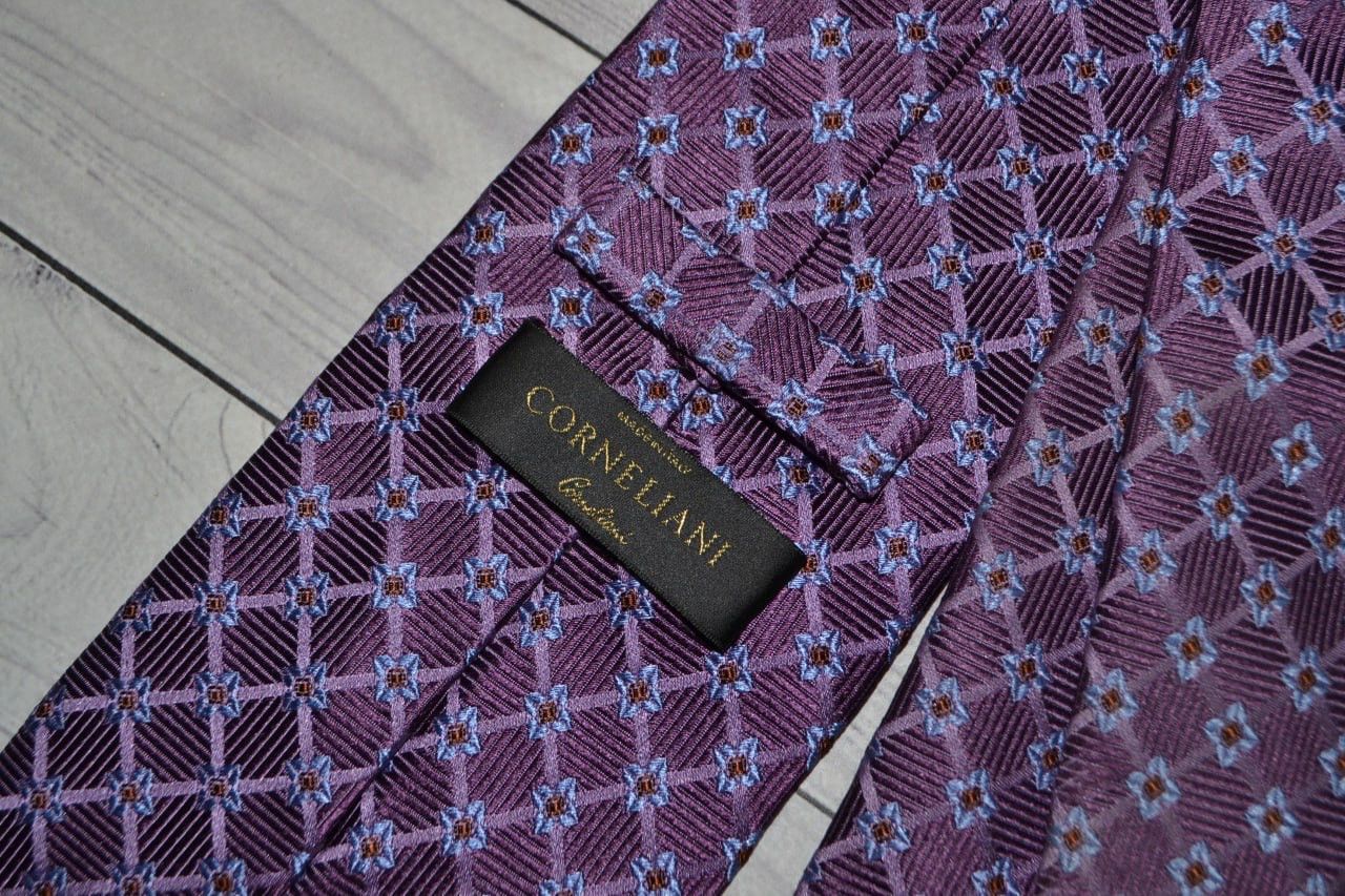 Corneliani Corneliani Lilac Silk Tie Size ONE SIZE - 6 Thumbnail