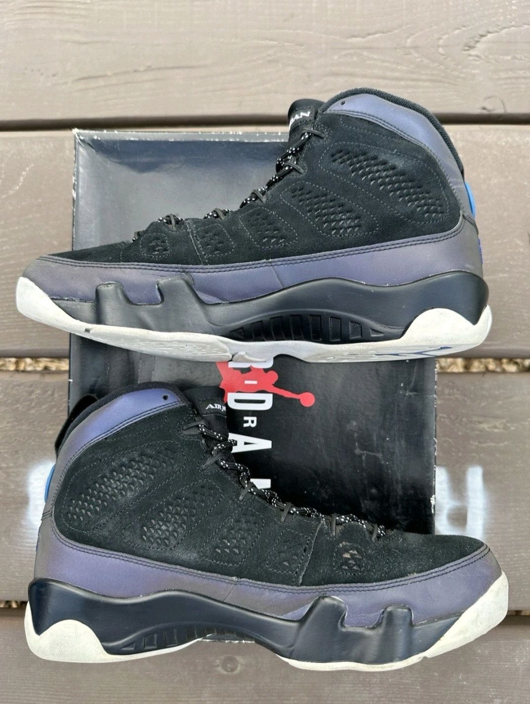 Jordan Brand Nike Air Jordan Retro 9 Racer Blue CT8019024 Size 10 Men Size US 10 / EU 43 - 4 Thumbnail