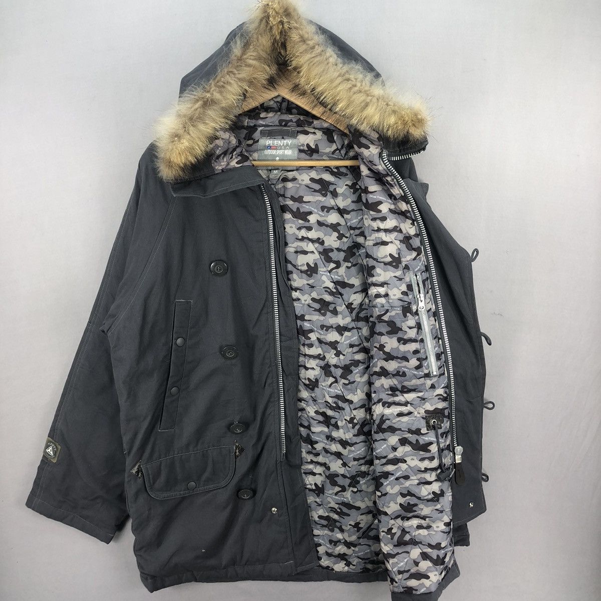 Other Vintage y2k Plenty USA Outdoor Faux Fur Jacket Size US XL / EU 56 / 4 - 5 Thumbnail